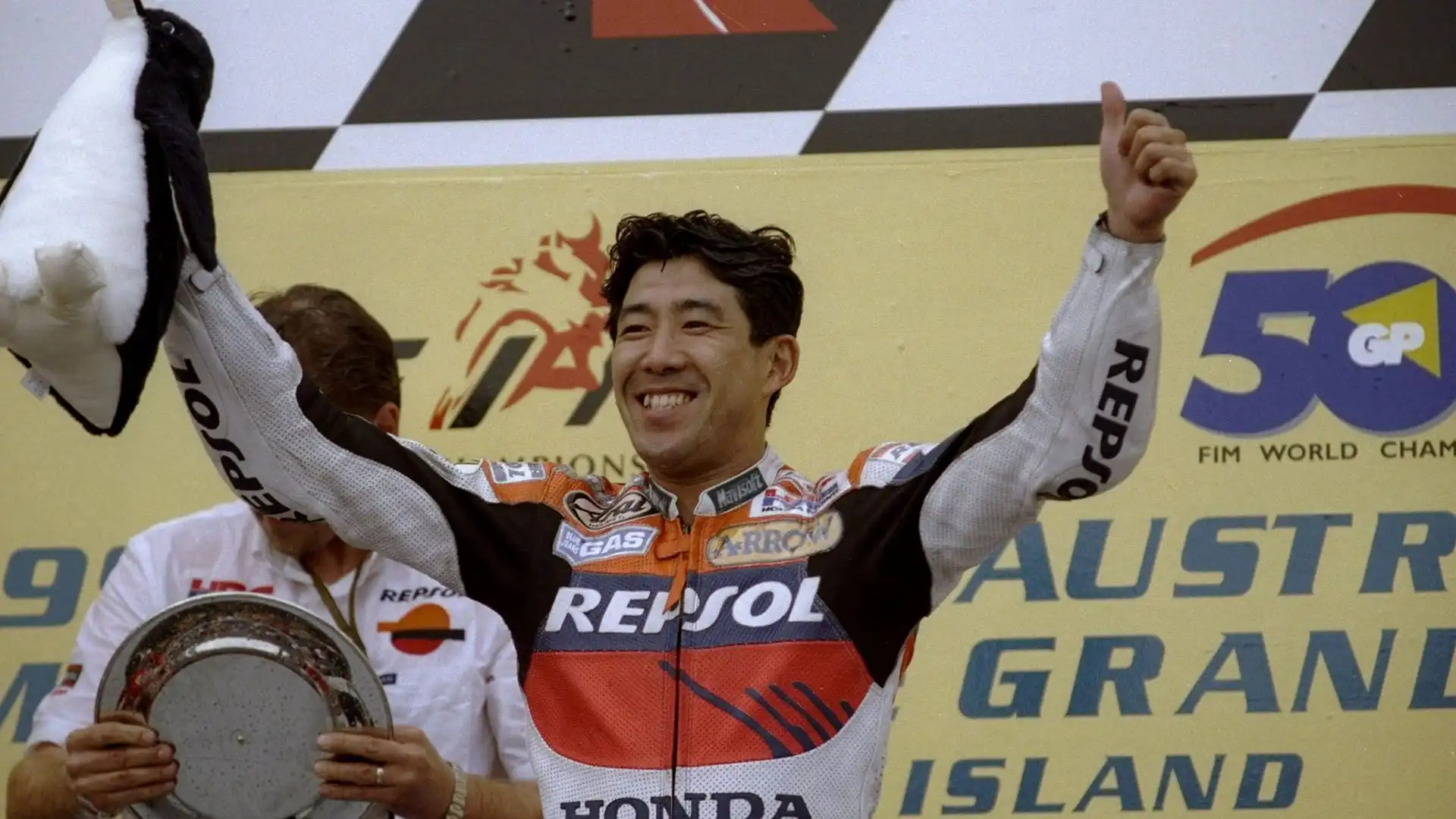 Tadayuki Okada: vicecampione del mondo in classe 250 e classe 500 nel 1994 e nel 1997