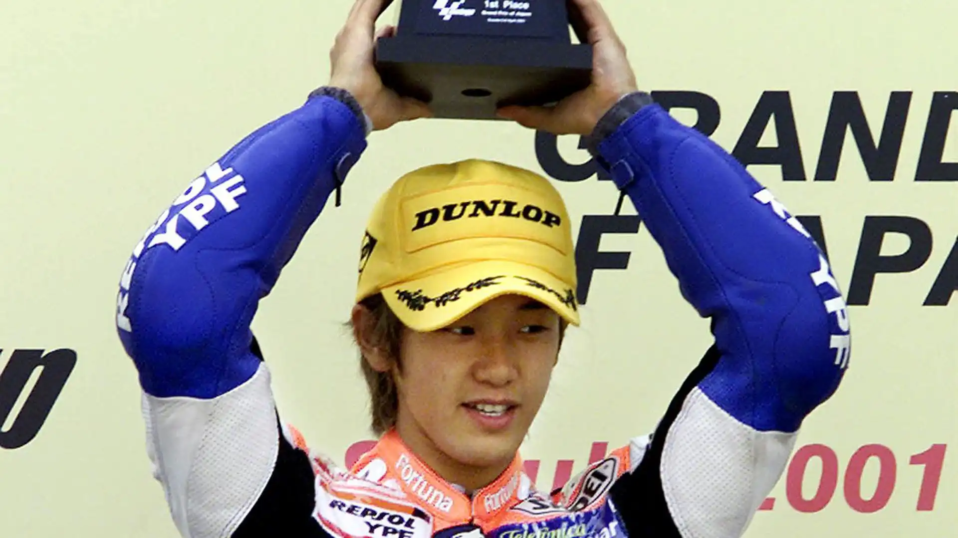 Daijiro Kato: vinse il Mondiale 2001 della classe 250 con la Honda. Morto dopo un incidente durante il Gp del Giappone