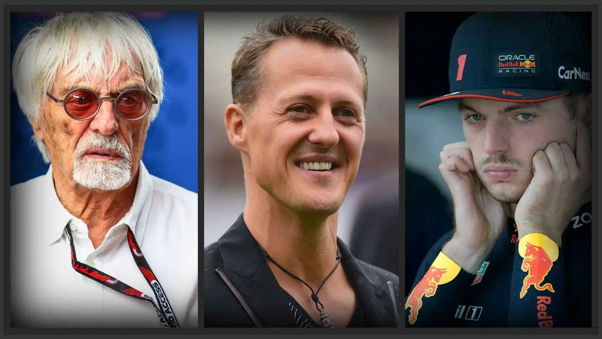 L'ex capo del circus di Formula 1 Bernie Ecclestone ha confrontato Michael Schumacher e Max Verstappen