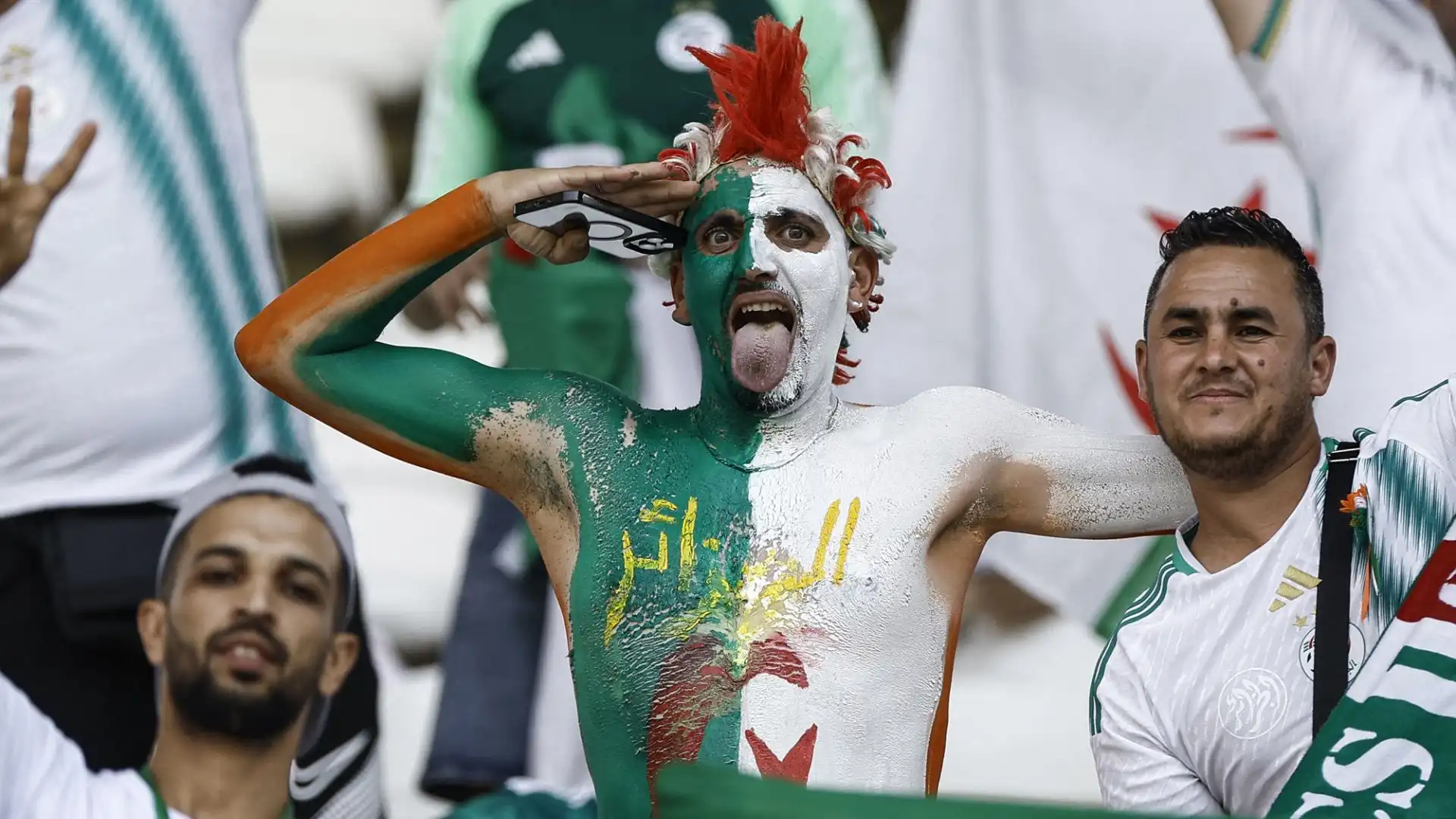 Un supporter dell'Algeria