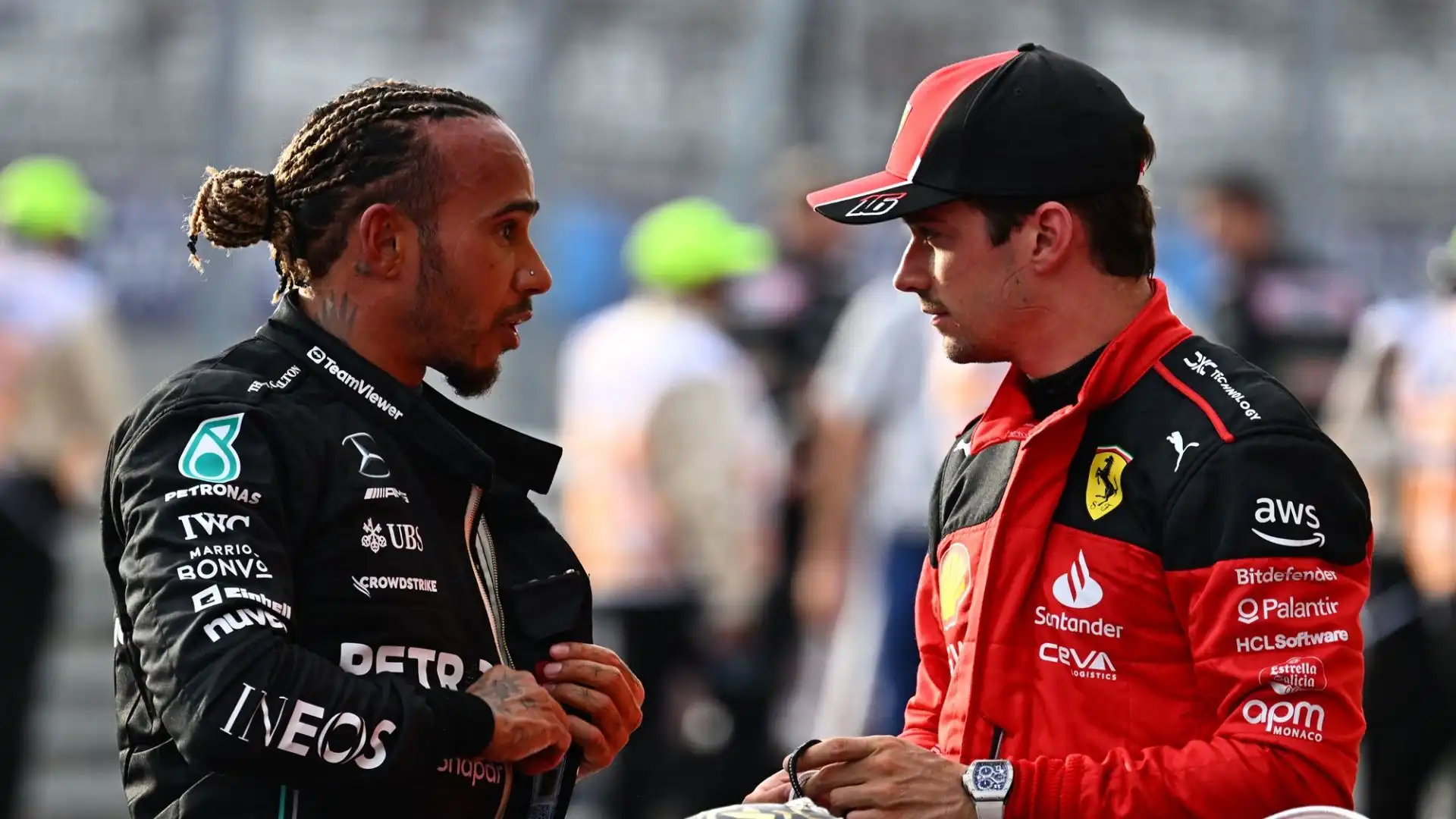 Hamilton e Leclerc: già si pregusta la sfida tra i due compagni di squadra