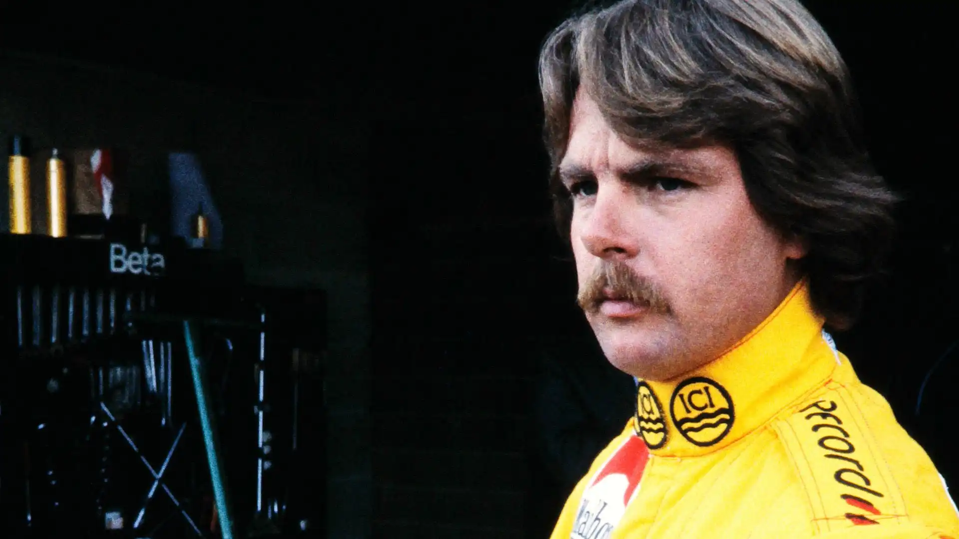 Il baffuto Keke Rosberg, campione nel 1982