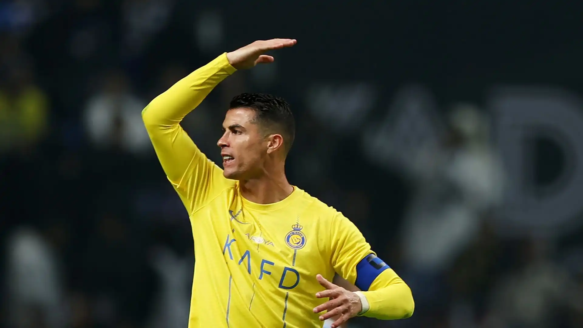 Ronaldo è sembrato molto nervoso nel corso di tutto il match