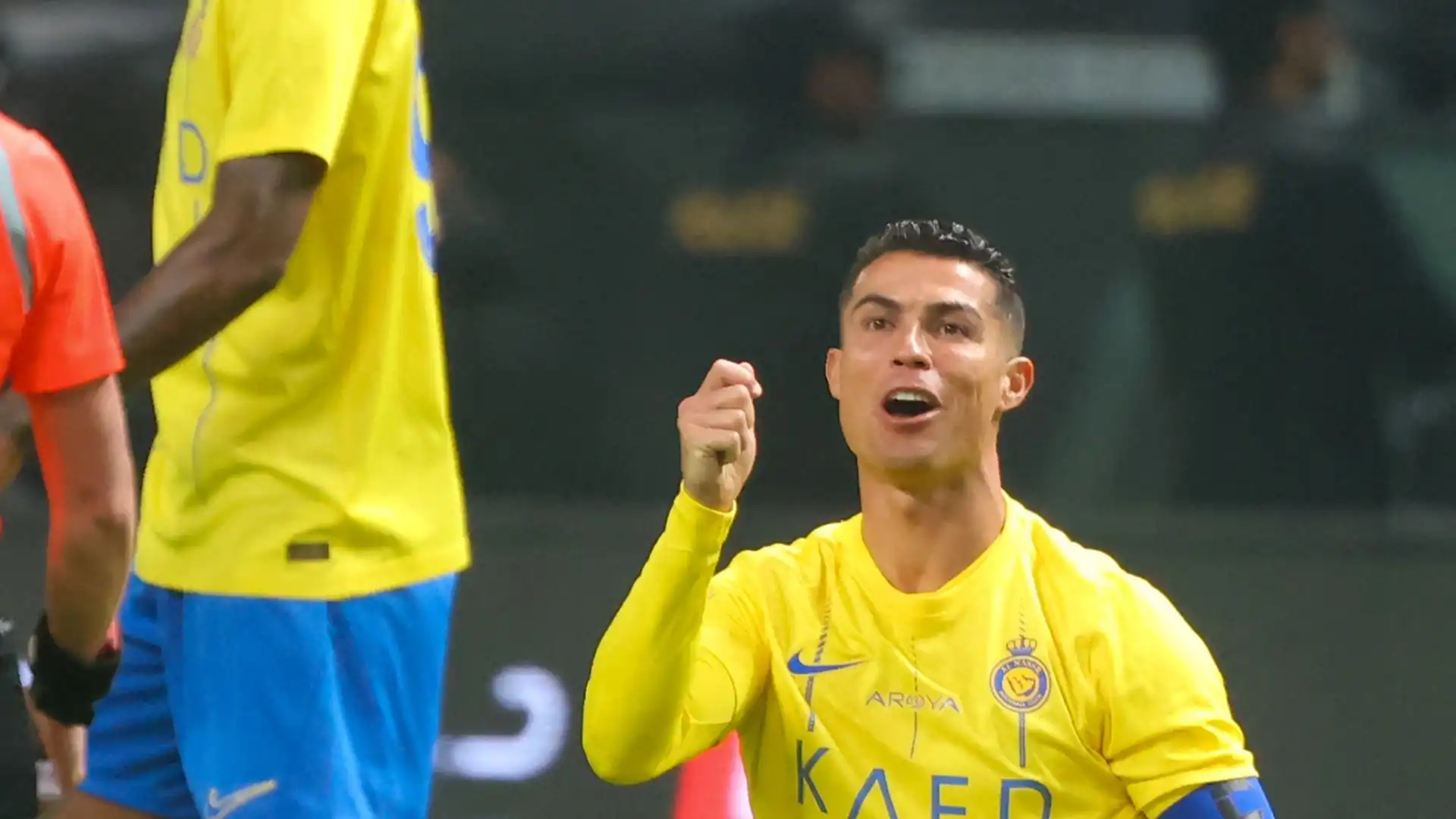 Ronaldo è stato ammonito e al termine del match ha lasciato il campo particolarmente contrariato