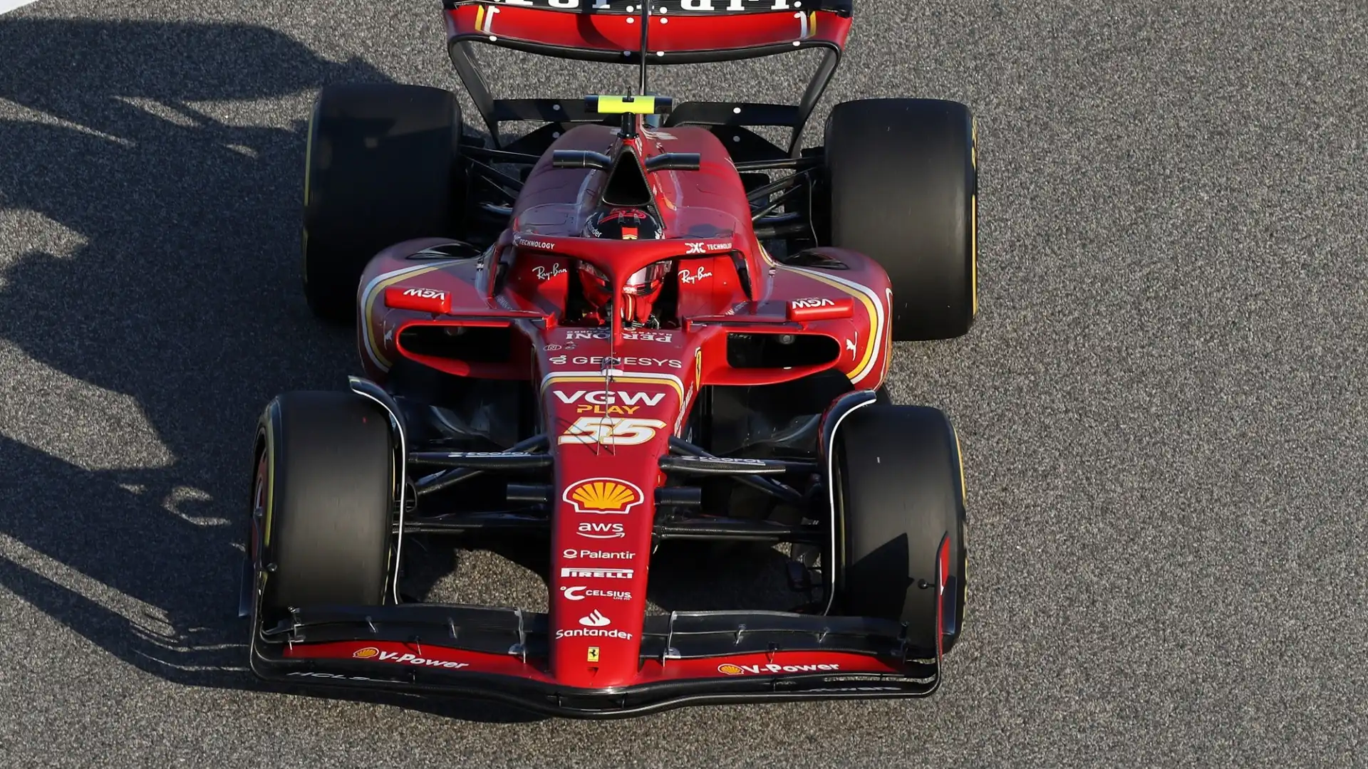 Carlos Sainz, all'ultimo anno in Ferrari