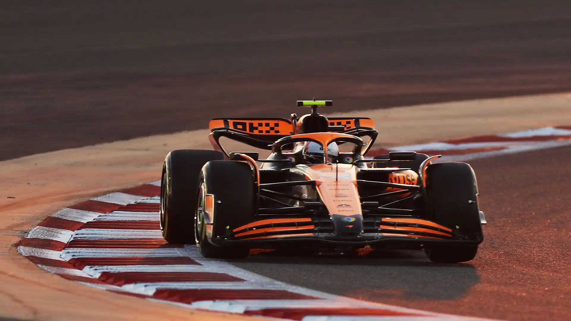La McLaren di Lando Norris