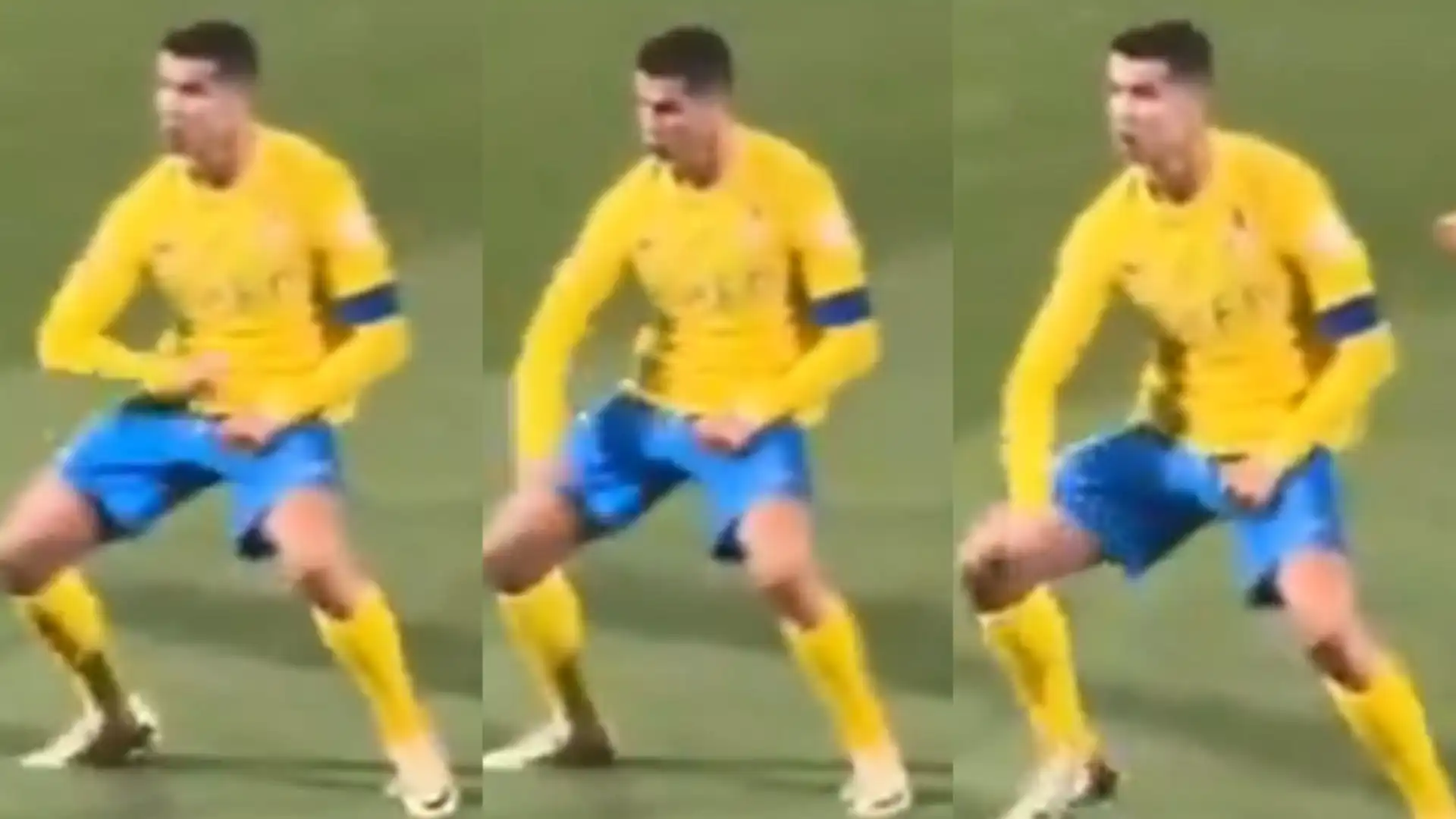 Dopo aver sentito i cori per Lionel Messi, Ronaldo aveva risposto con un gesto osceno