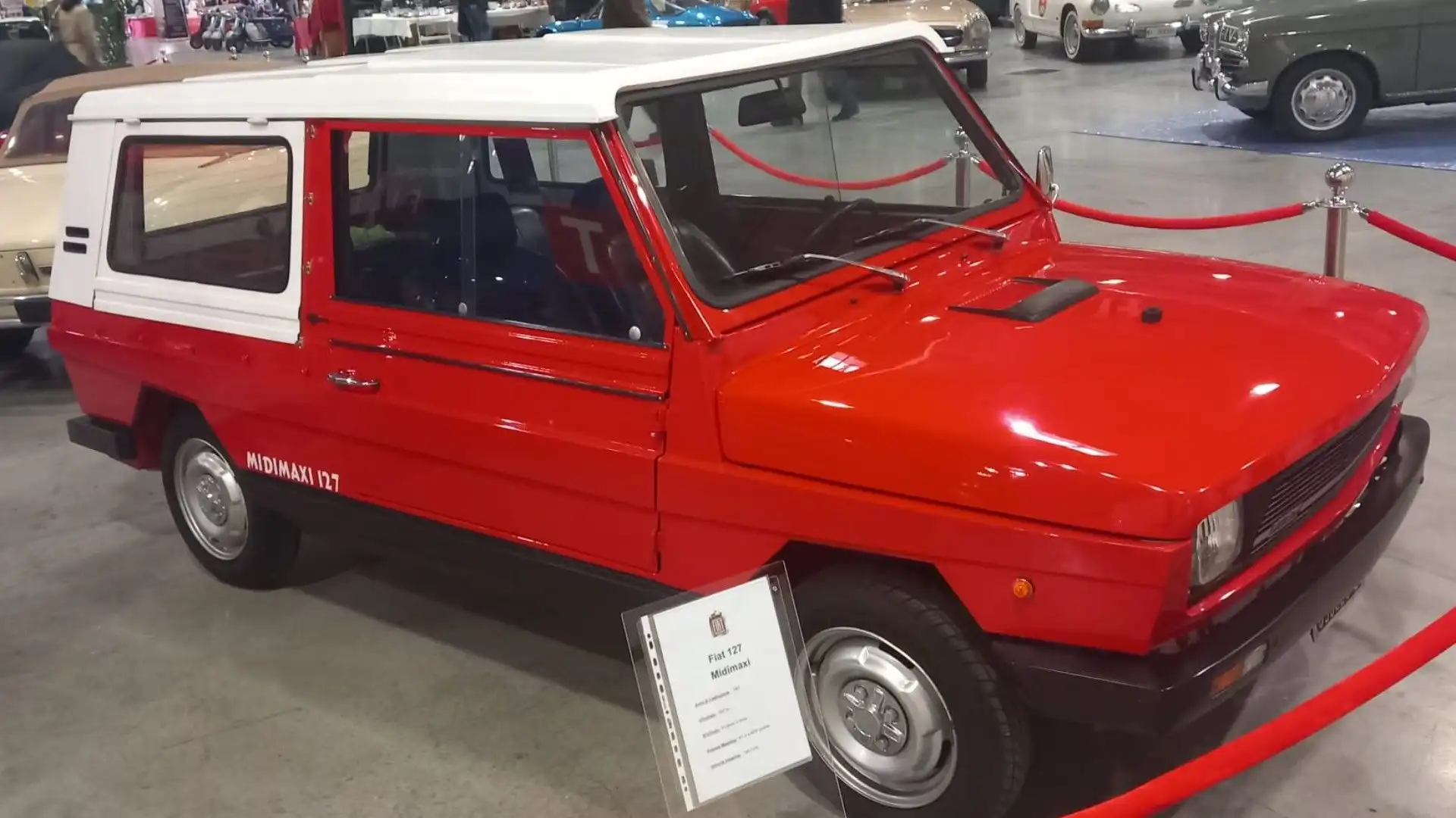 La Moretti Midimaxi ha adottato lo stesso frontale della Fiat 127