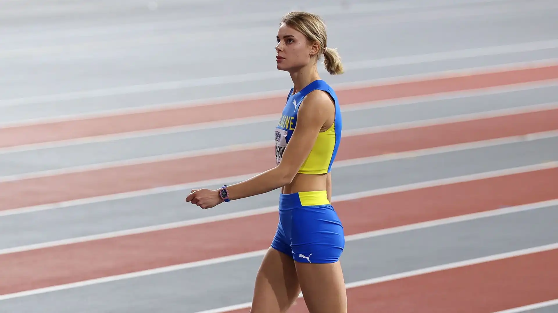 L'atleta 26enne ha vinto cinque titoli nazionali ucraini. Ha vinto un argento ai Mondiali del 2017 a Londra
