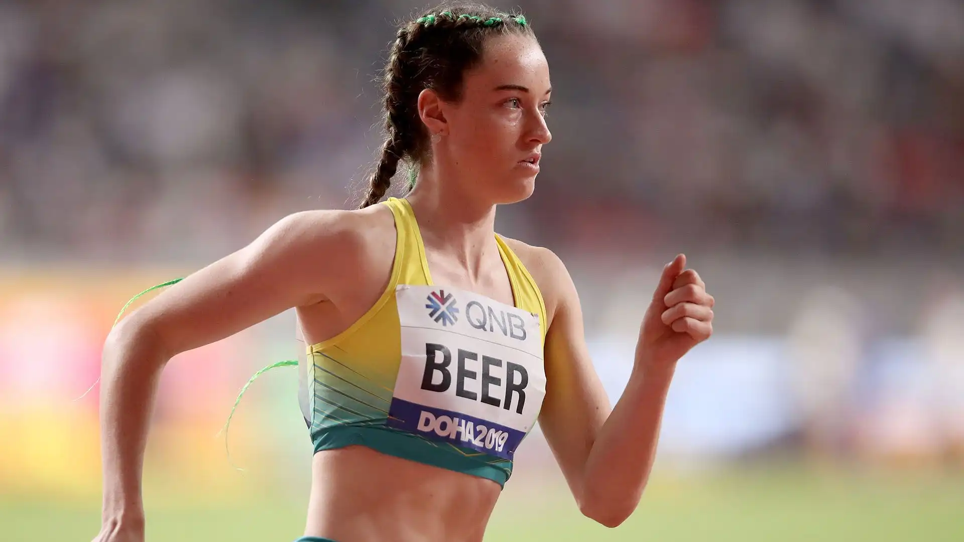 Ellie Beer ha partecipato alle Olimpiadi di Tokyo 2020 nella staffetta femminile 4 x 400 metri