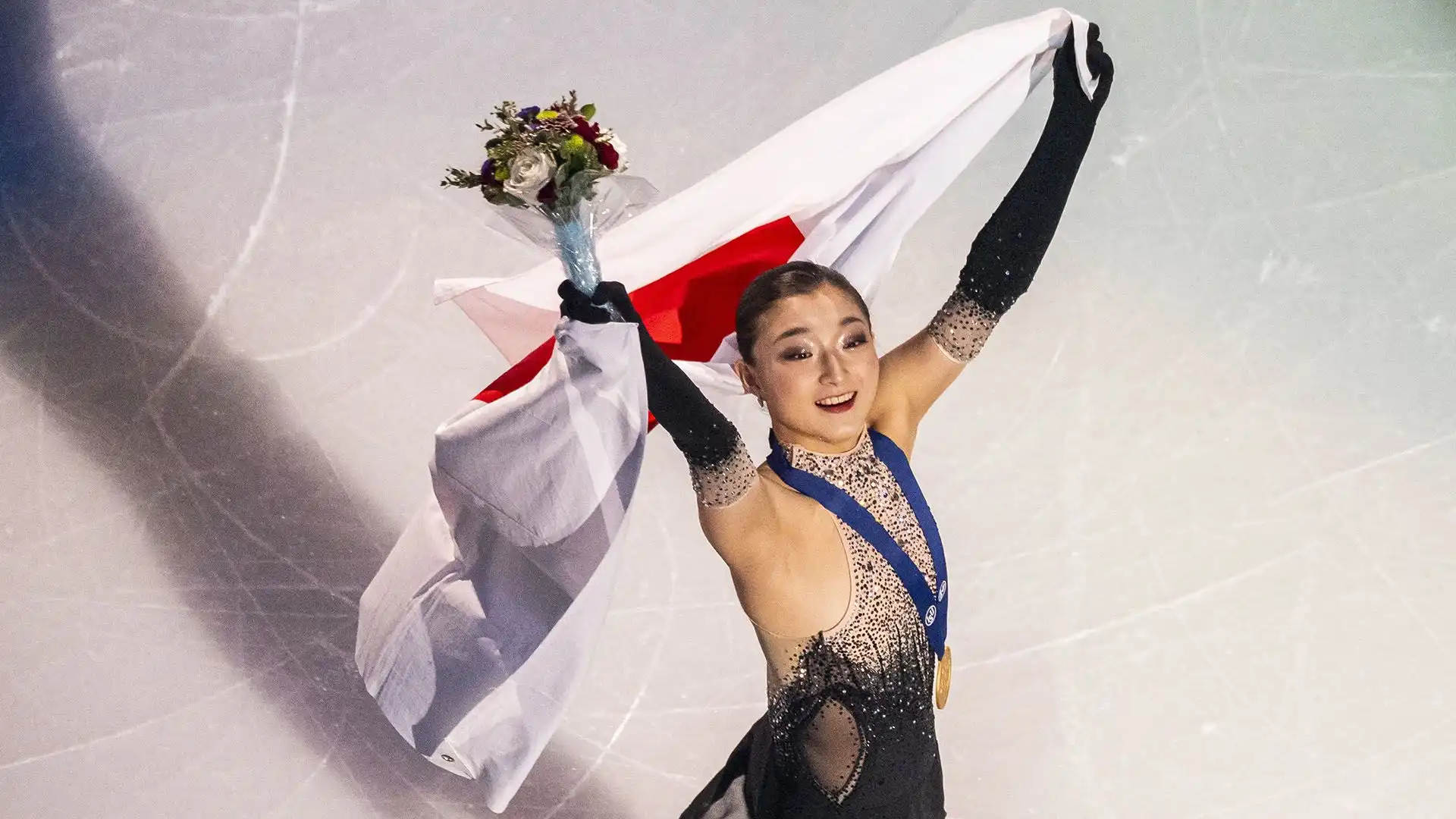 Kaori Sakamoto ha preceduto sul podio l'americana Isabeau Levito e la coreana Chaeyeon Kim