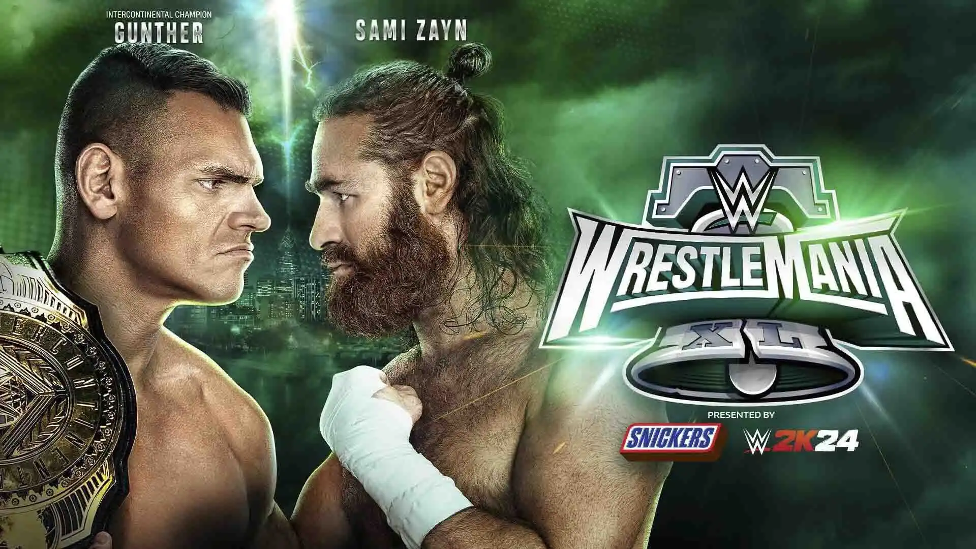 Intercontinental Championship - Gunther vs Sami Zayn (Night 1):