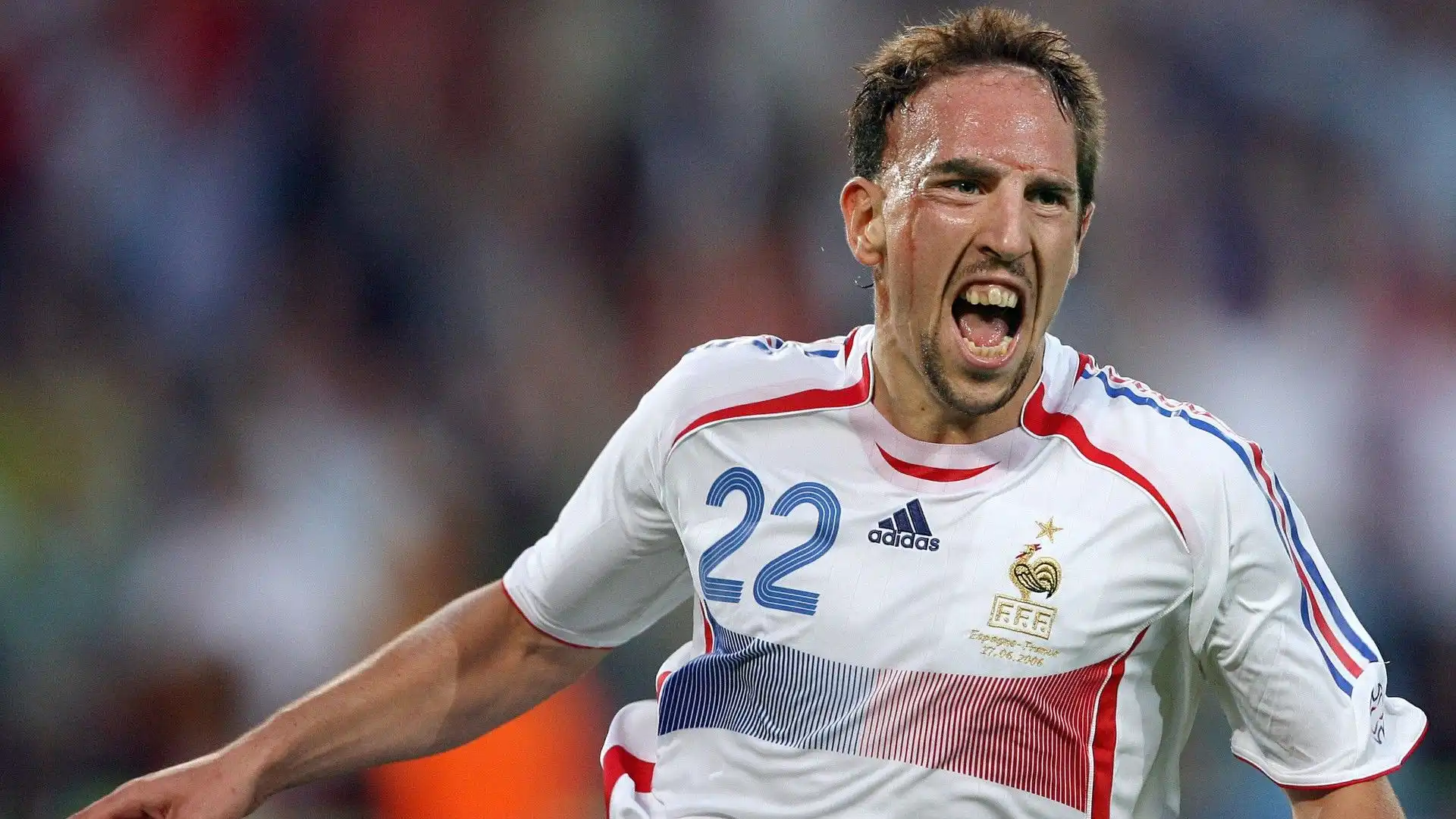 10- Ben 81 presenze con la nazionale francese: Franck Ribery