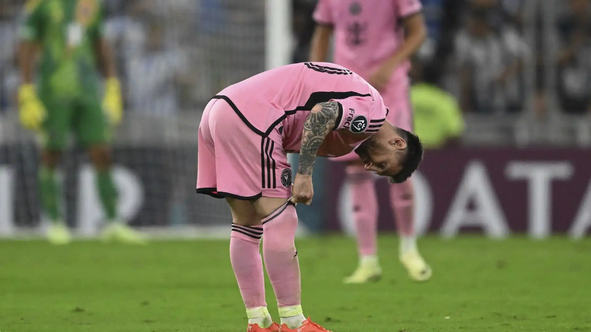 L'attaccante argentino è sembrato molto deluso al termine del match