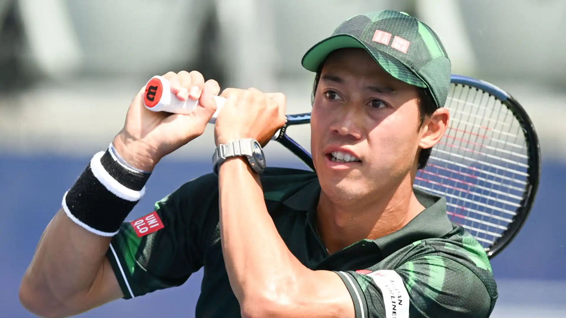 Nishikori, ancora in attività, è il tennista giapponese con più incontri e più match vinti in assoluto: ben 413 contro 213 sconfitte