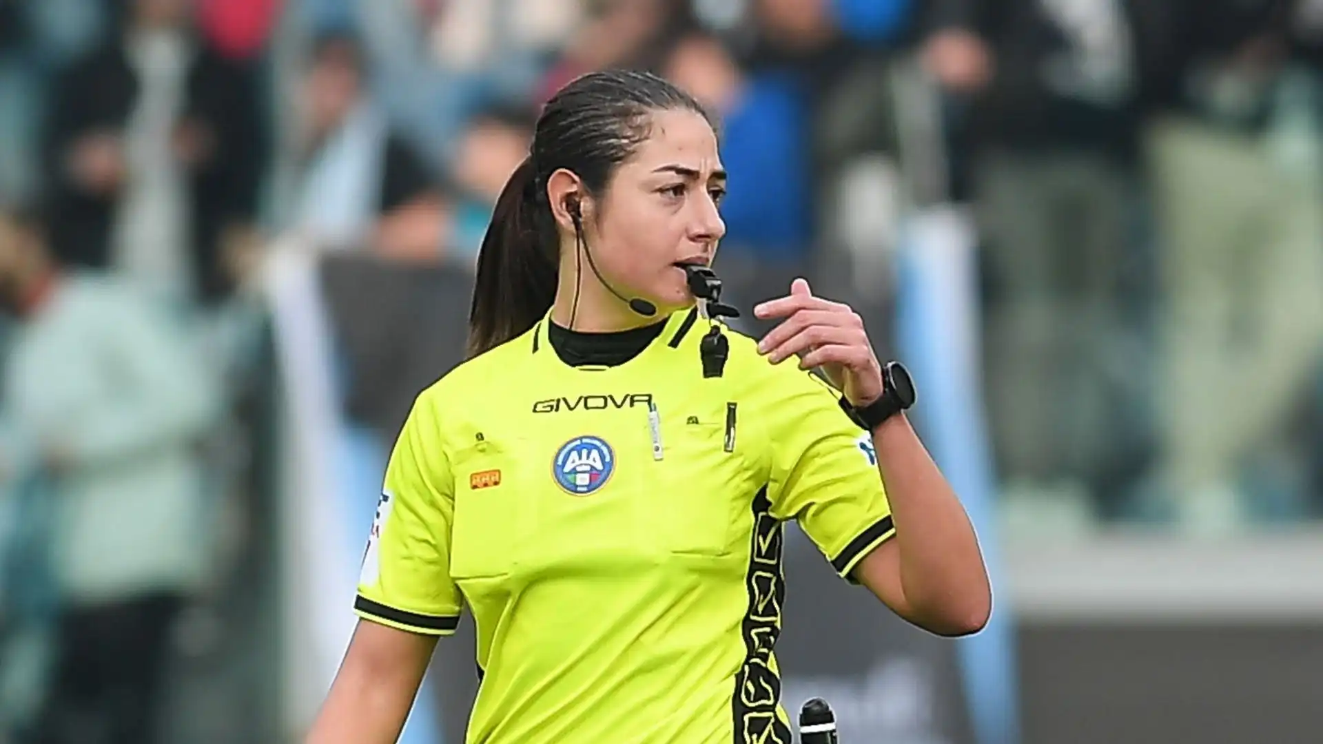 Maria Sole Ferrieri Caputi non ha bisogno di presentazioni, ha già arbitrato in questa stagione 6 partite di Serie A