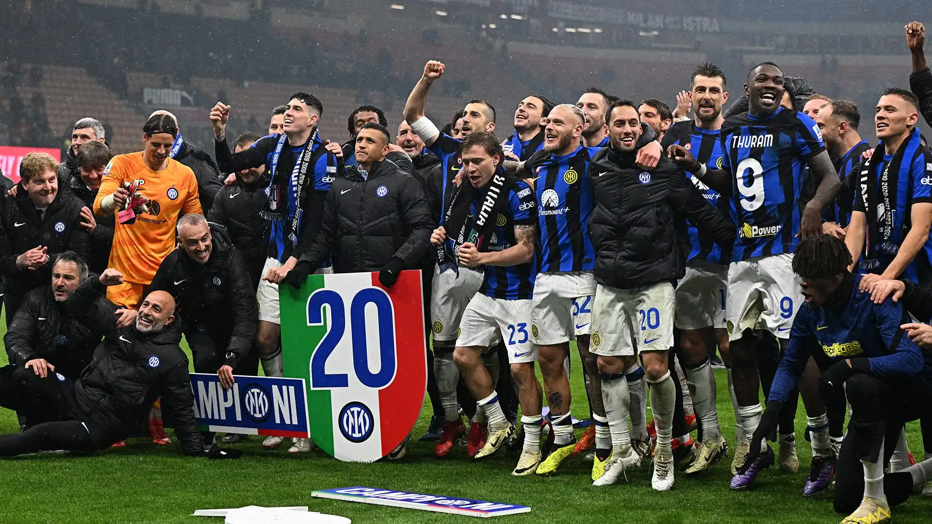 L'Inter ha vinto lo scudetto con cinque giornate di anticipo sulla fine del campionato