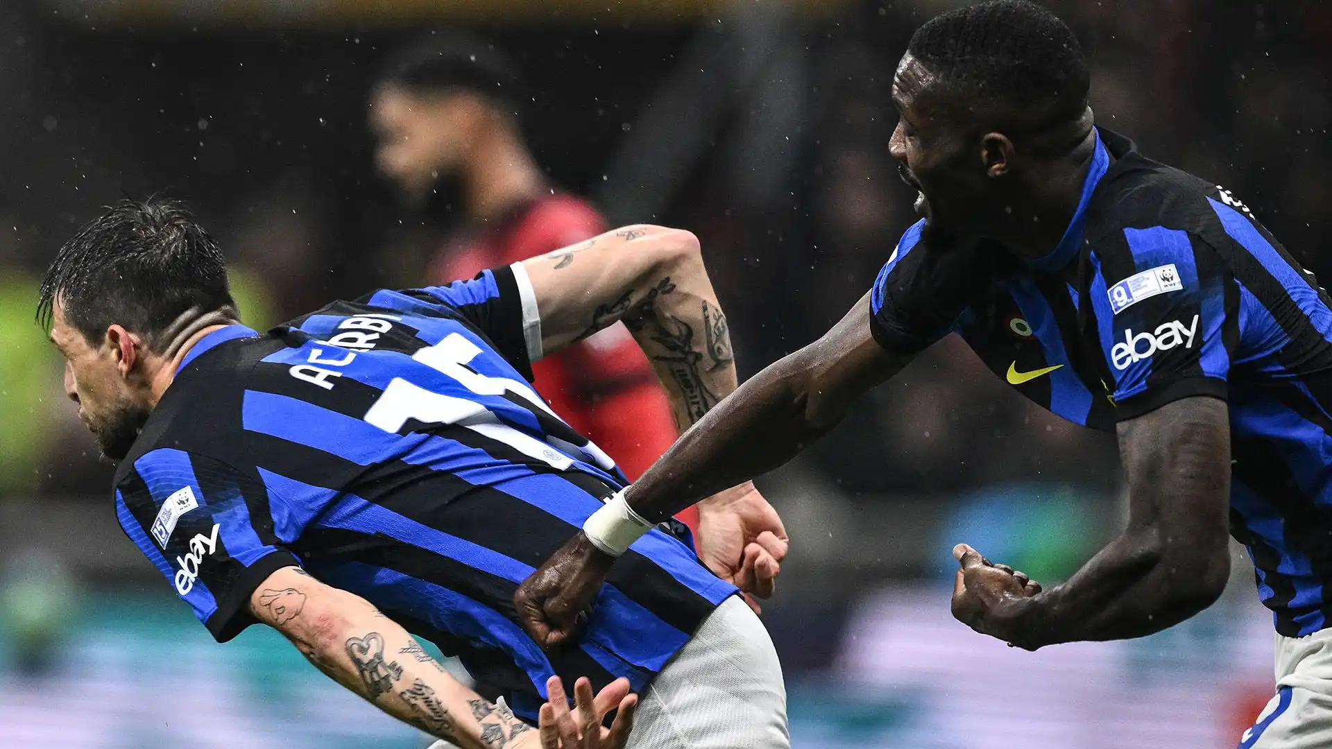 Il difensore dell'Inter ha sbloccato il risultato nel derby
