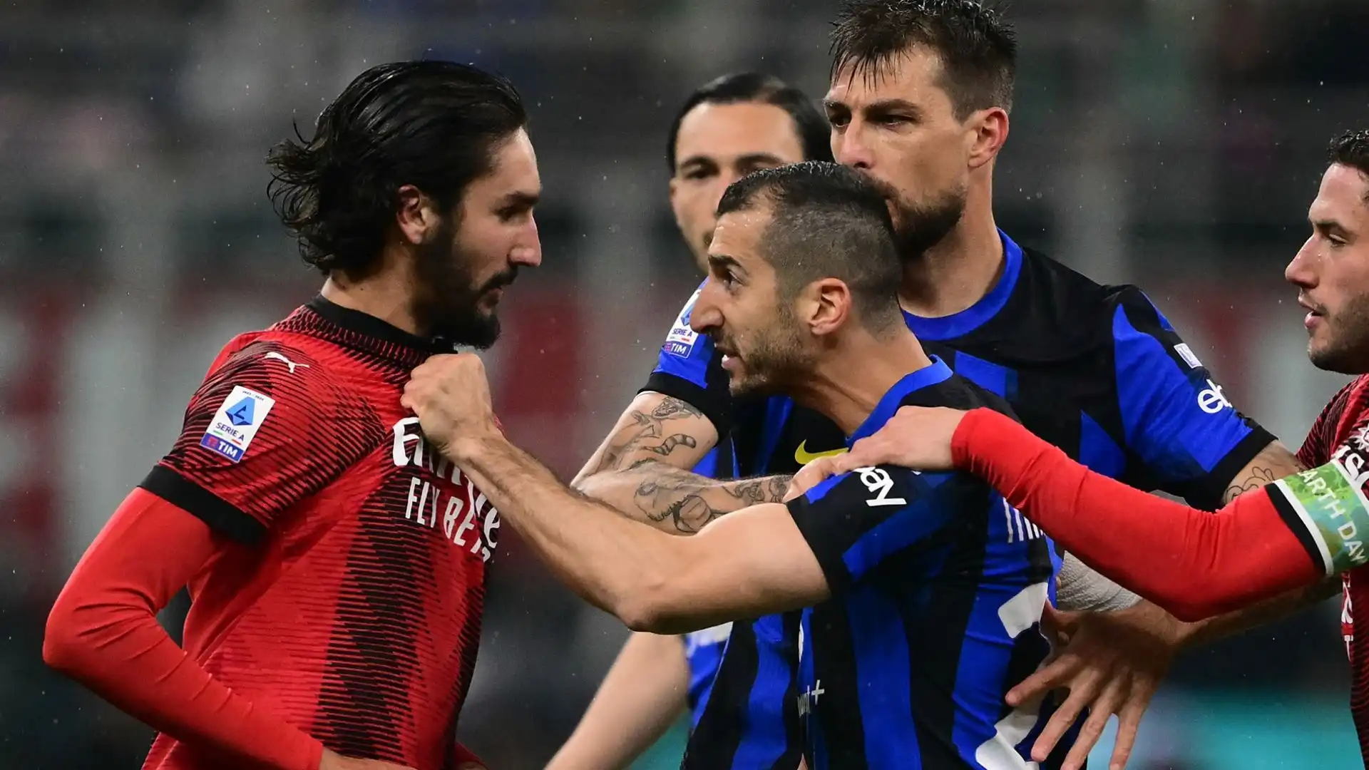 Sono stati tanti i confronti ravvicinati tra i giocatori del Milan e quelli dell'Inter