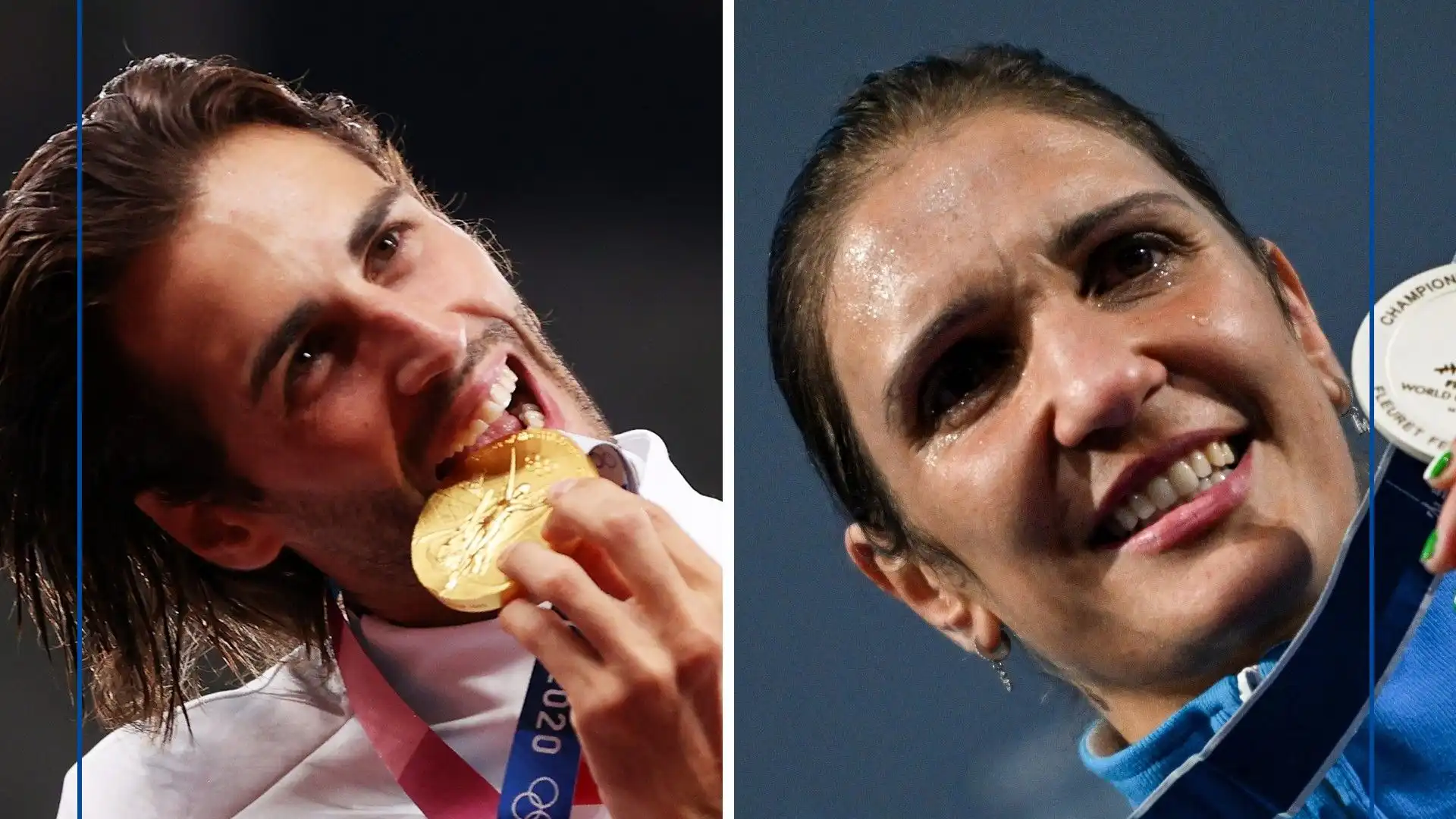 Olimpiadi: le foto di Gianmarco Tamberi e Arianna Errigo, portabandiera dell'Italia