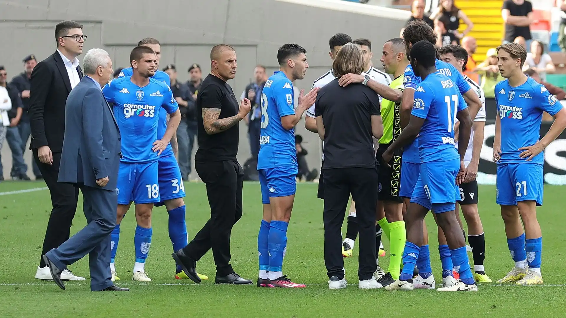 L'Empoli, terzultimo, dovrà battere la Roma al Castellani nell'ultima giornata di campionato