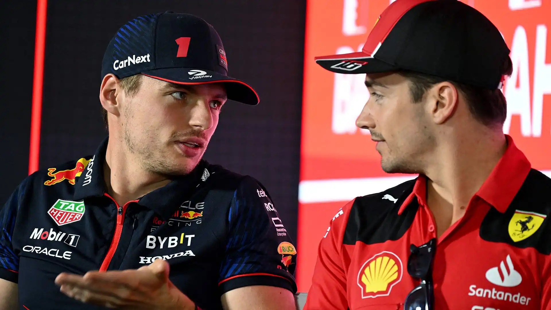 Il pilota della Ferrari Charles Leclerc ha punzecchiato Max Verstappen a margine del Gp del Messico