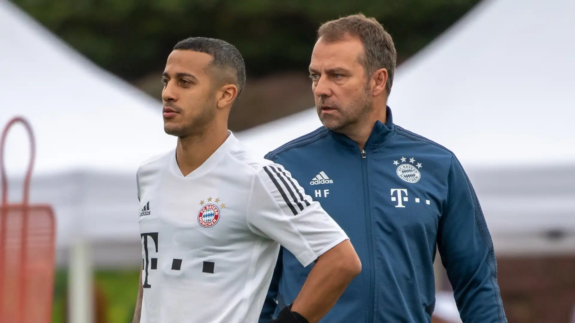 Hansi Flick e Thiago Alcantara di nuovo insieme: le foto