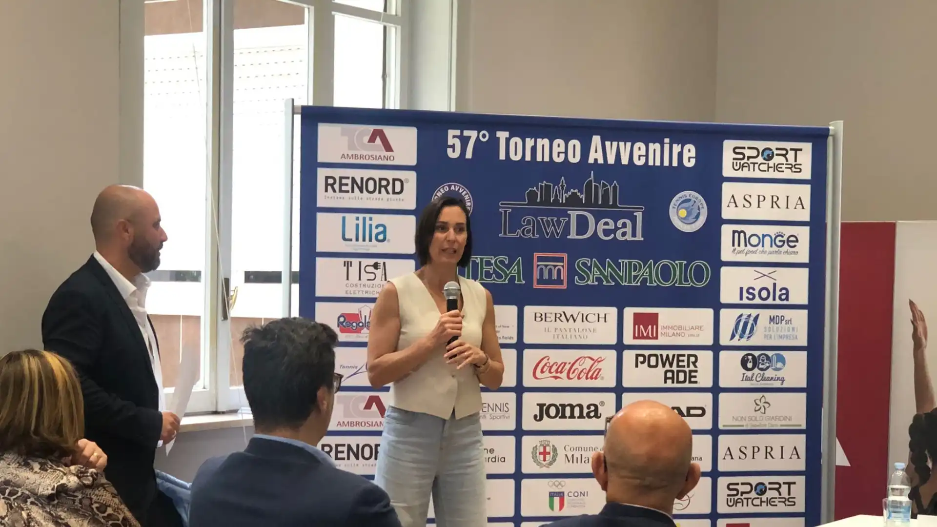 Flavia Pennetta ha partecipato alla presentazione del Torneo Avvenire.