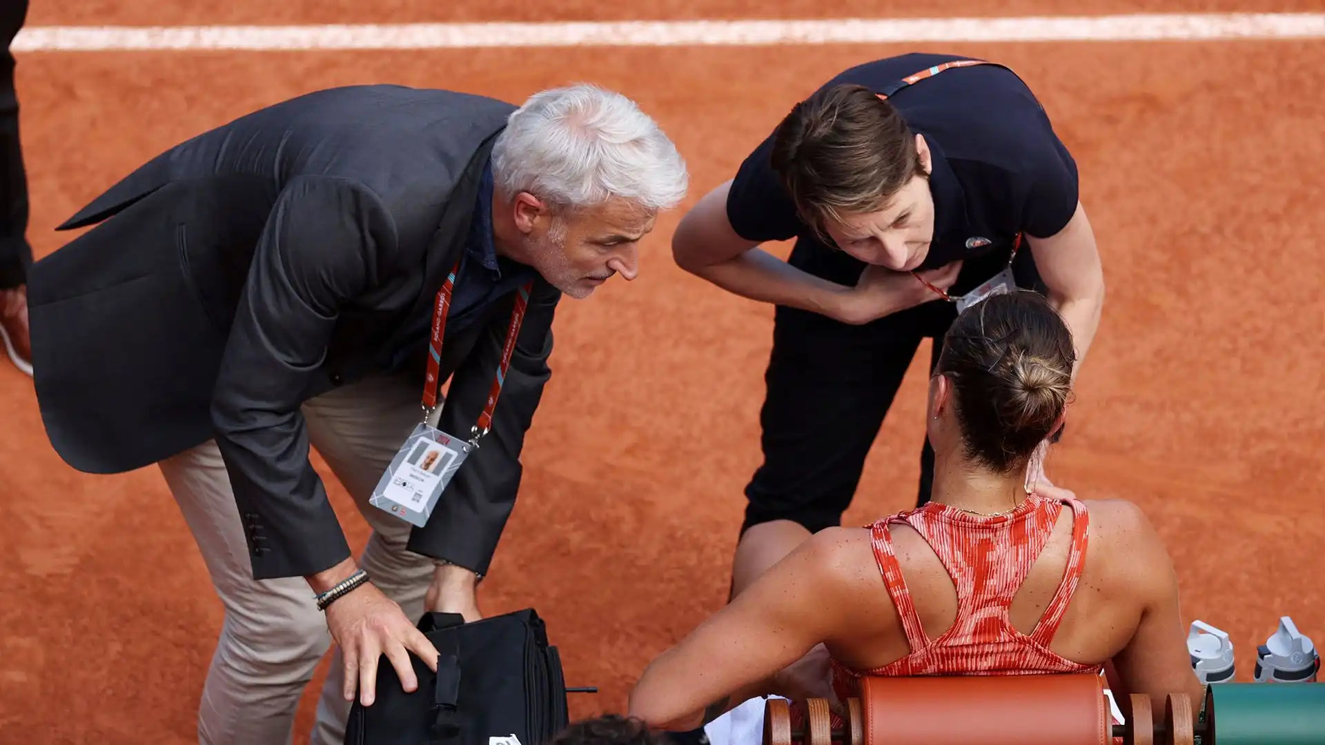 La tennista ha anche cancellato la conferenza stampa del dopo gara