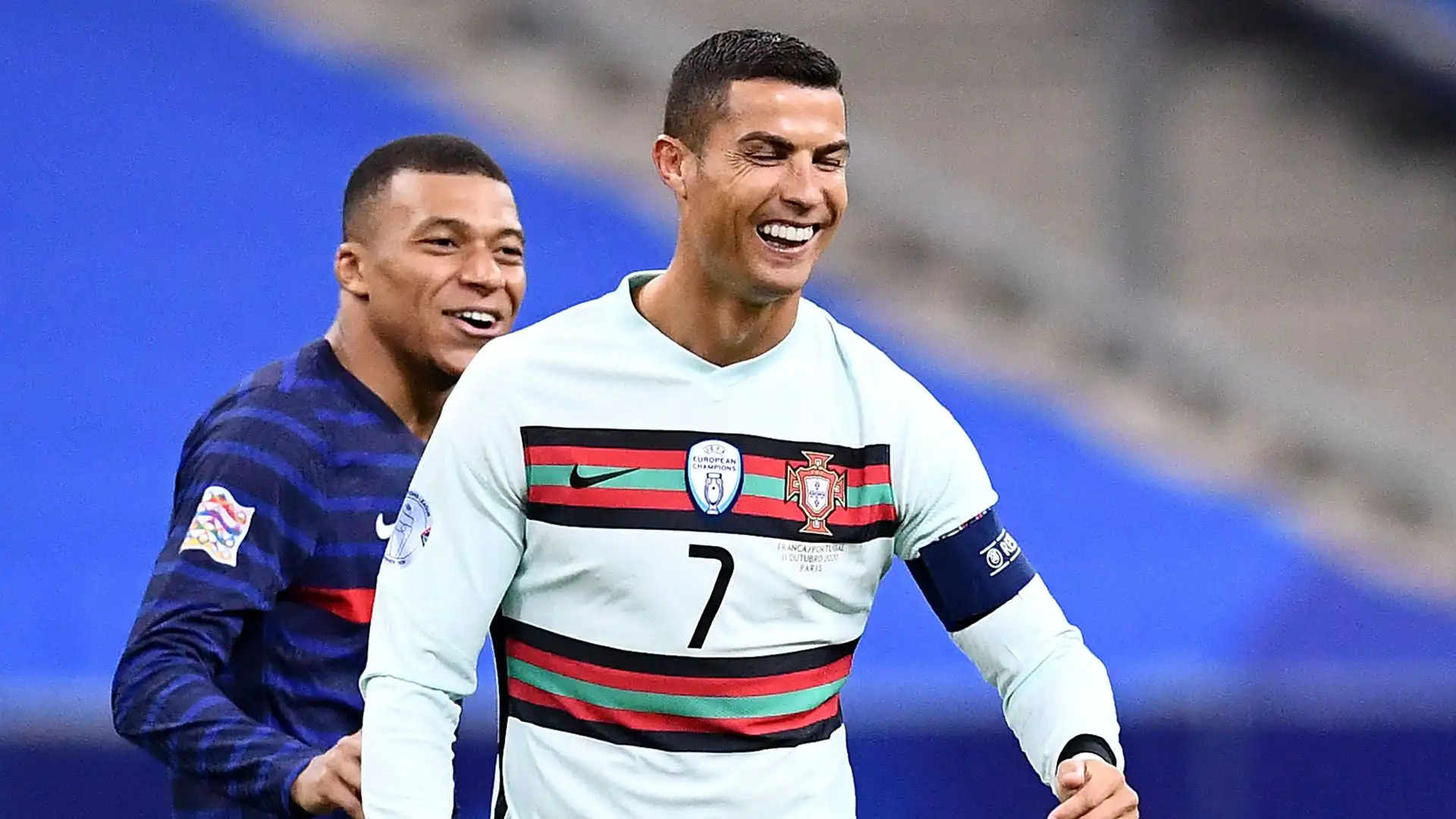 Ronaldo ha voluto così celebrare questo storico passaggio di consegne