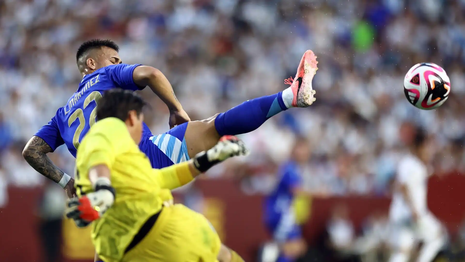 Nella ripresa al 66' è arrivato il 3-1 dell'attaccante dell'Inter, servito da Messi