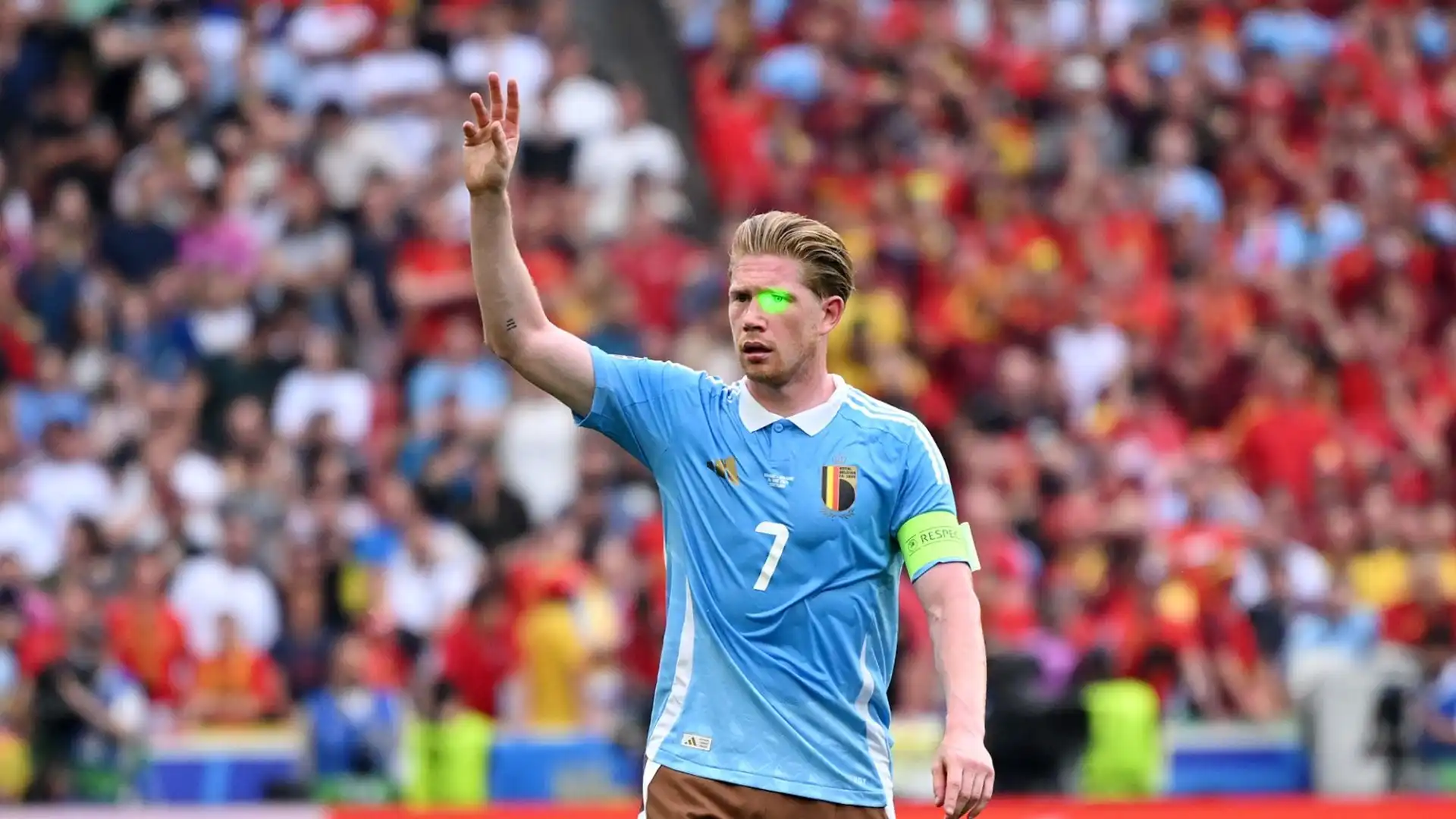 Il capitano del Belgio si è lamentato e non poco con l'arbitro Taylor