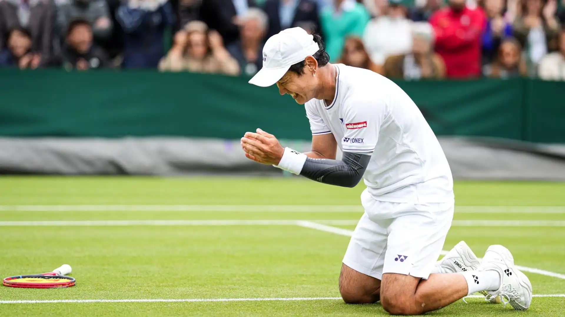 Yoshihito Nishioka è tornato a vincere a Wimbledon dopo tre anni