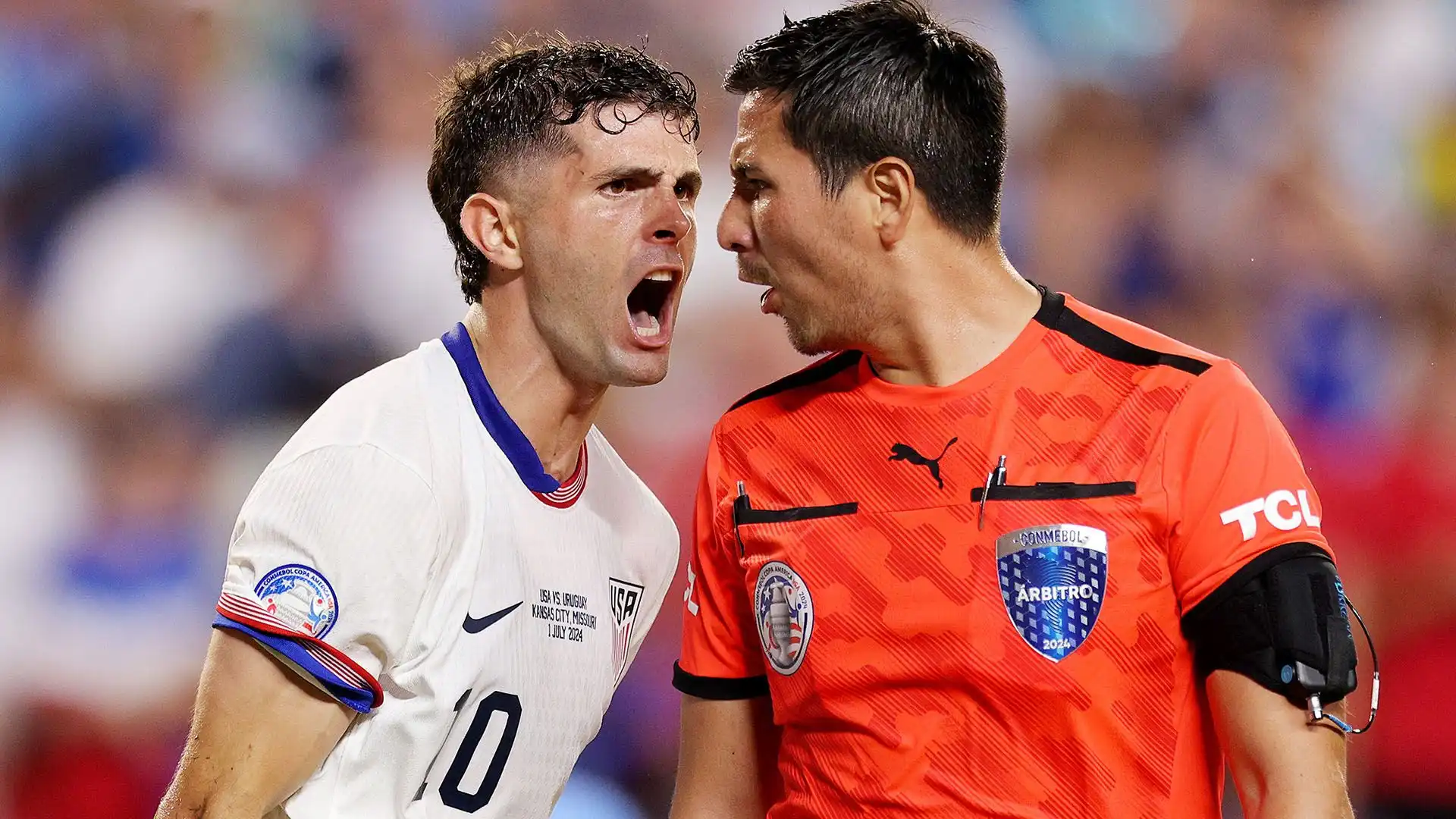 Pulisic e gli americani si sono infuriati soprattutto in occasione del gol della vittoria dell'Uruguay