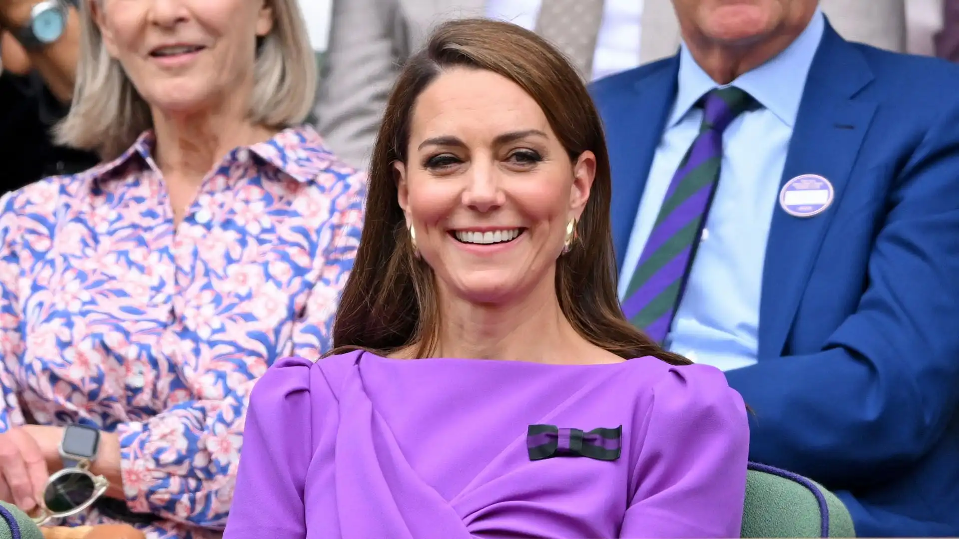 E' stata la seconda apparizione pubblica di Kate Middleton da quando ha annunciata di essere malata.