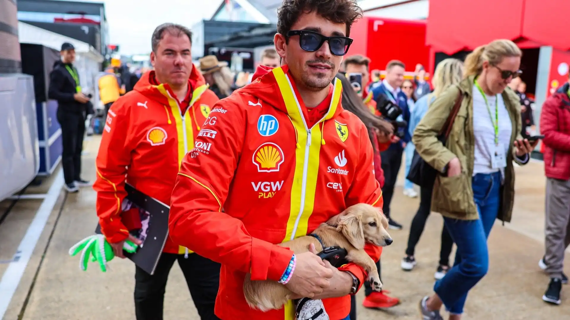 Leo ha già conosciuto Roscoe, il bulldog di Lewis Hamilton