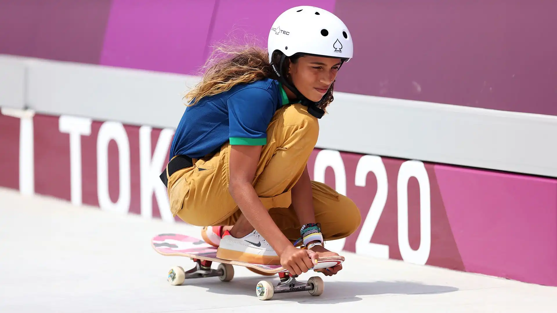 La giovanissima skateboarder aveva meravigliato tutti alle Olimpiadi di Tokyo 2020