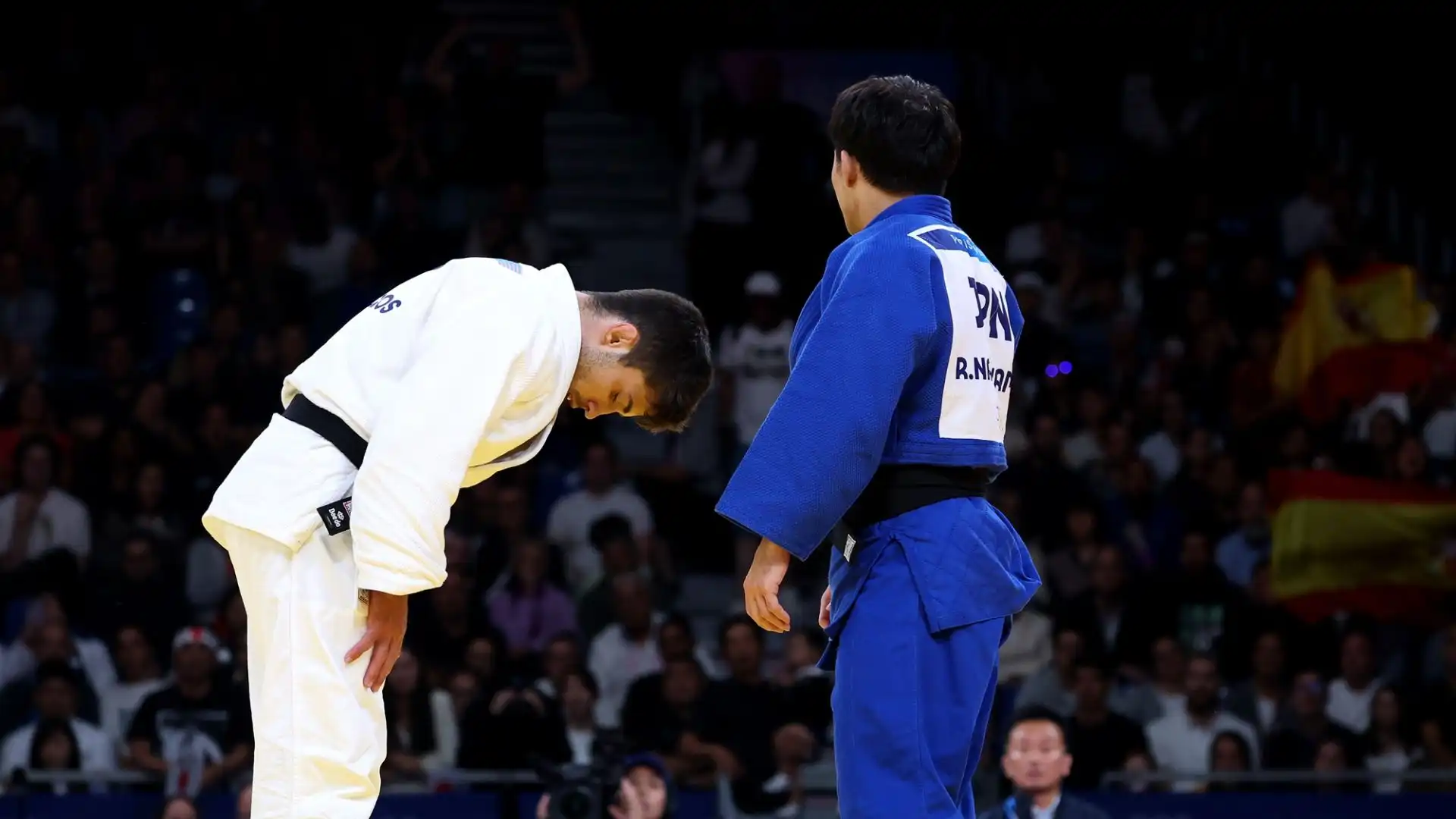 Nagayama si è infuriato, e si è rifiutato di lasciare il tatami