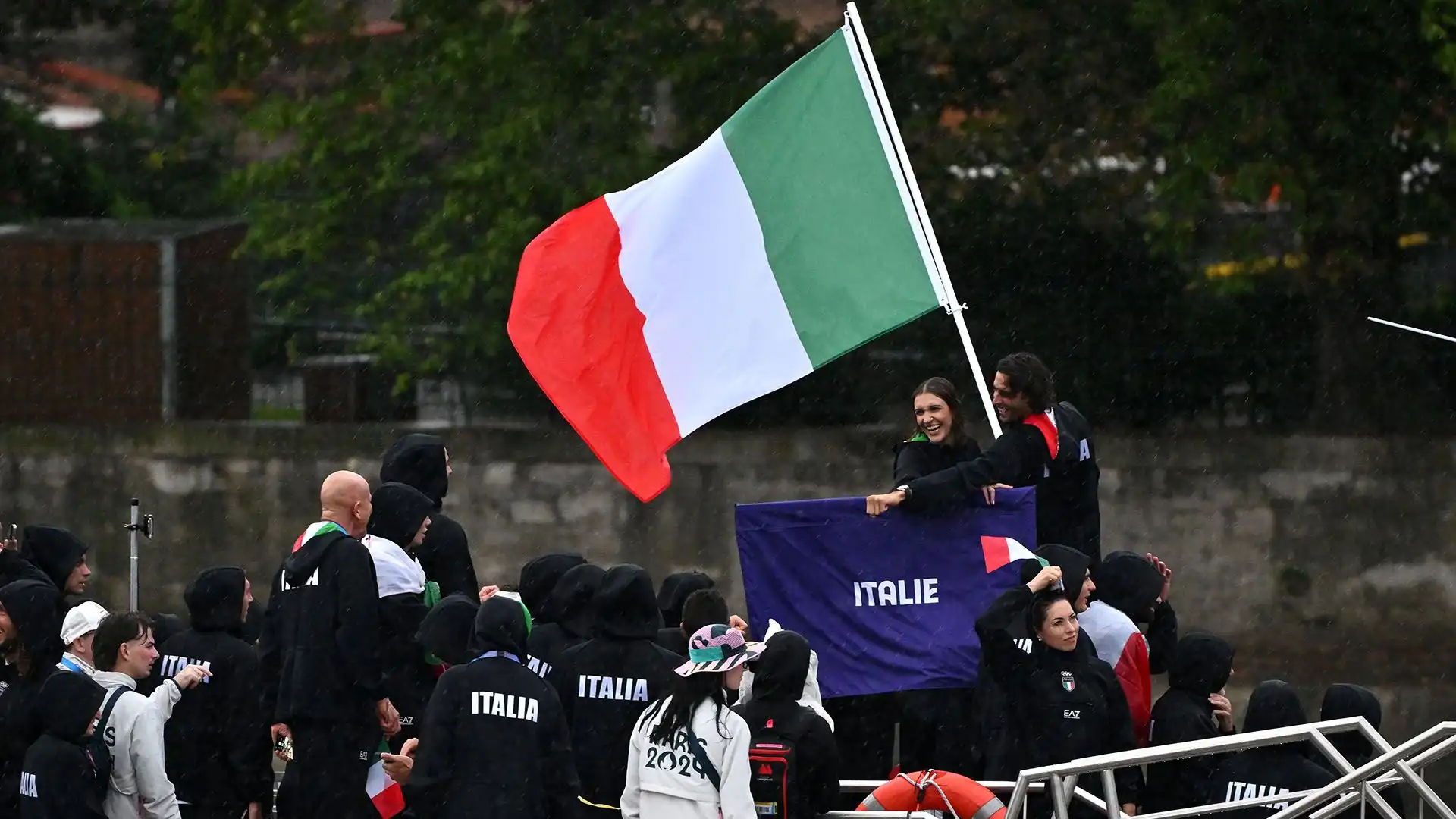 I portabandiera dell'Italia erano Gianmarco Tamberi e Arianna Errigo