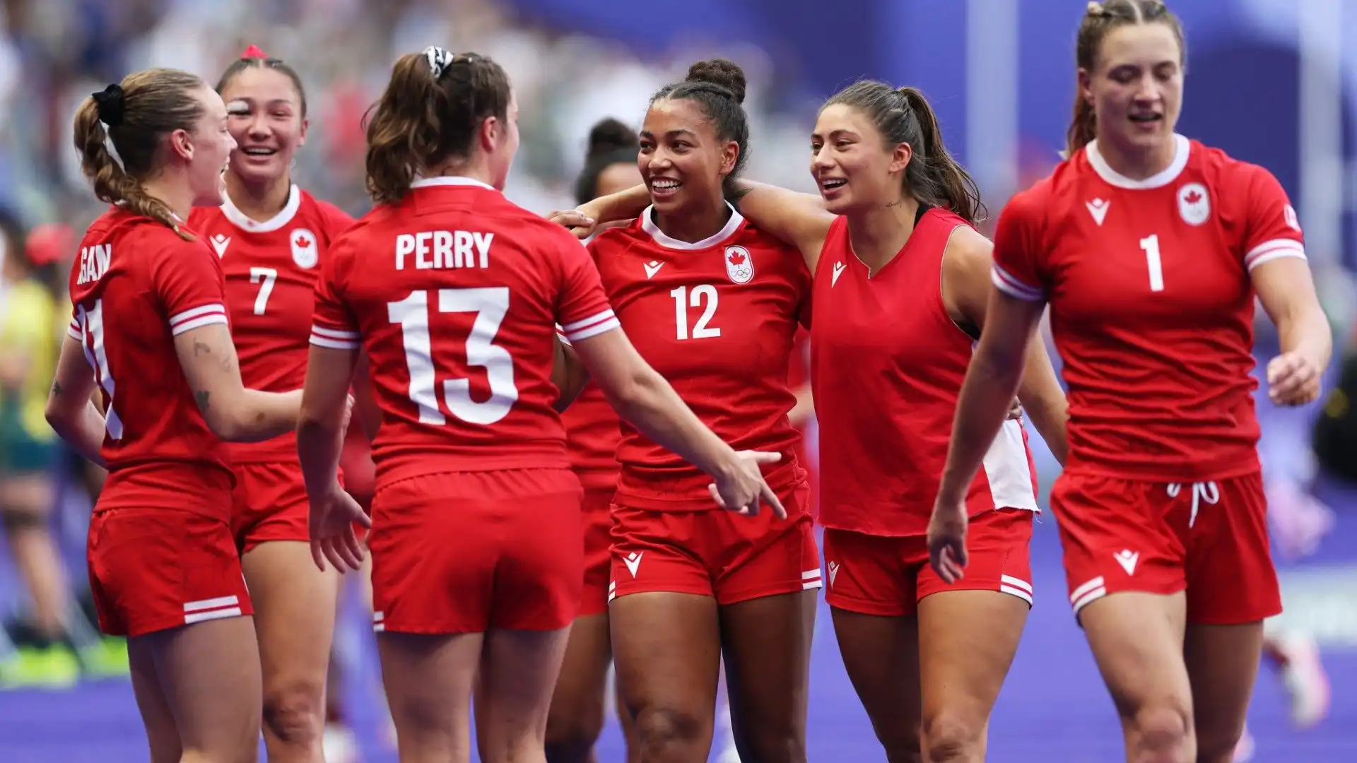 La sfida era valida per la semifinale femminile di rugby a sette