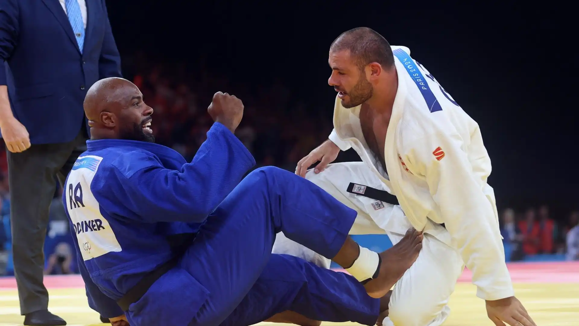 Tushishvili ha perso la testa al termine del quarto di finale del torneo over 100kg contro il francese Teddy Riner