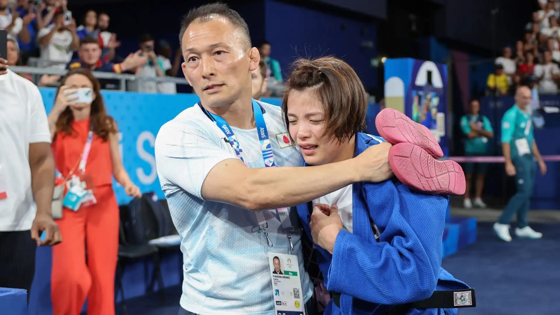 La grande campionessa di judo è sconvolta per la sconfitta