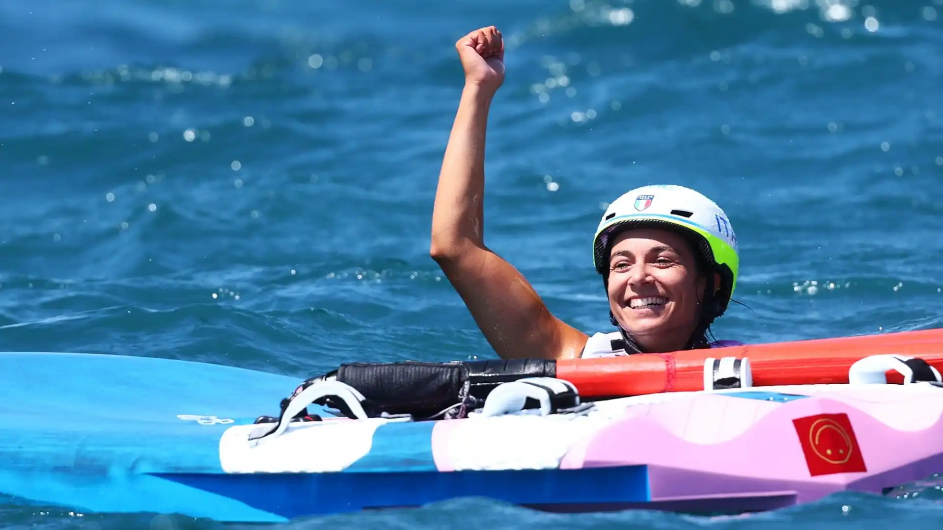 Splendido oro nel windsurf: l'ha conquistato l'Azzurra Marta Maggetti