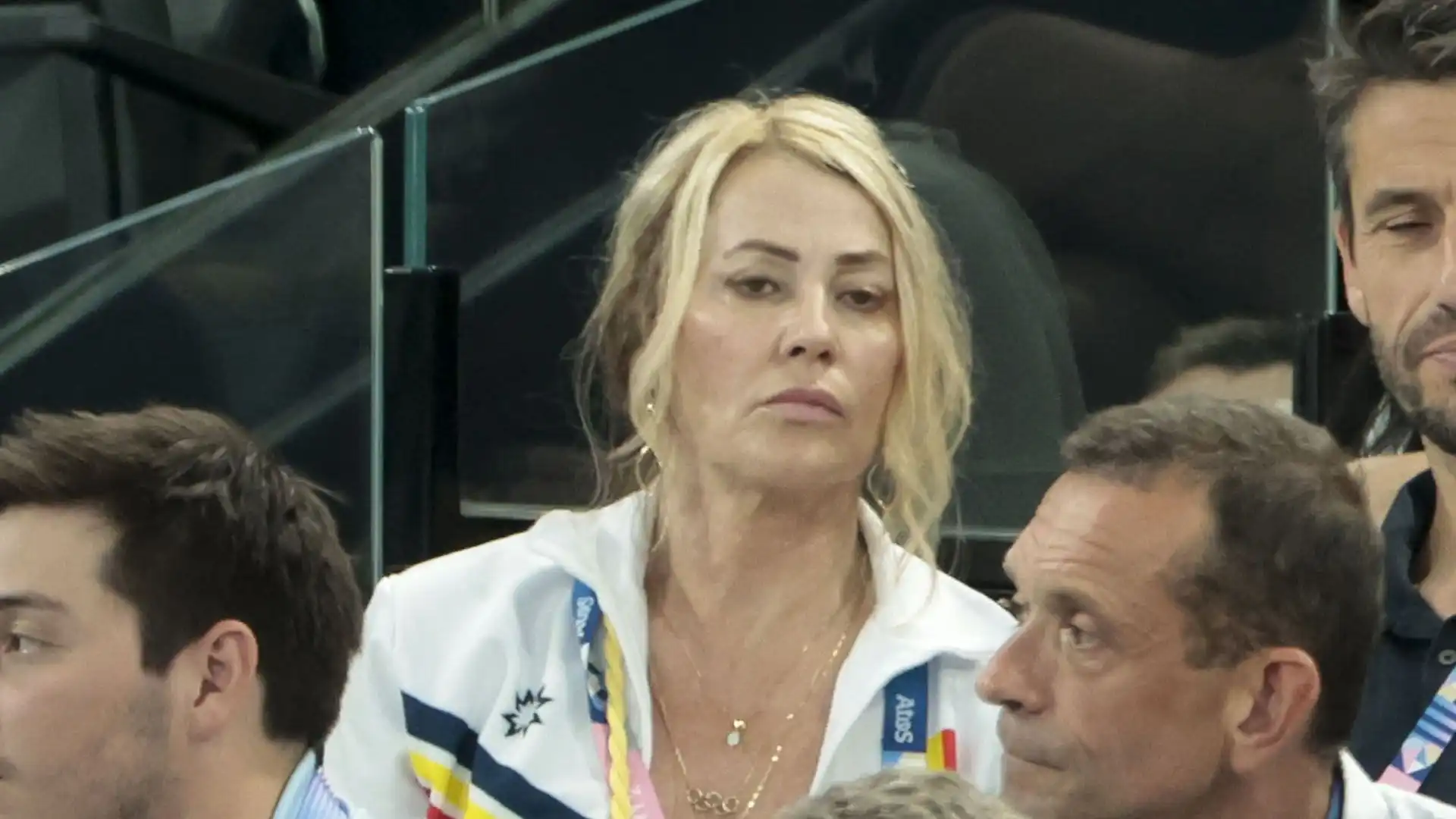 Nadia Comaneci ha assistito alla finale della gara femminile di ginnastica