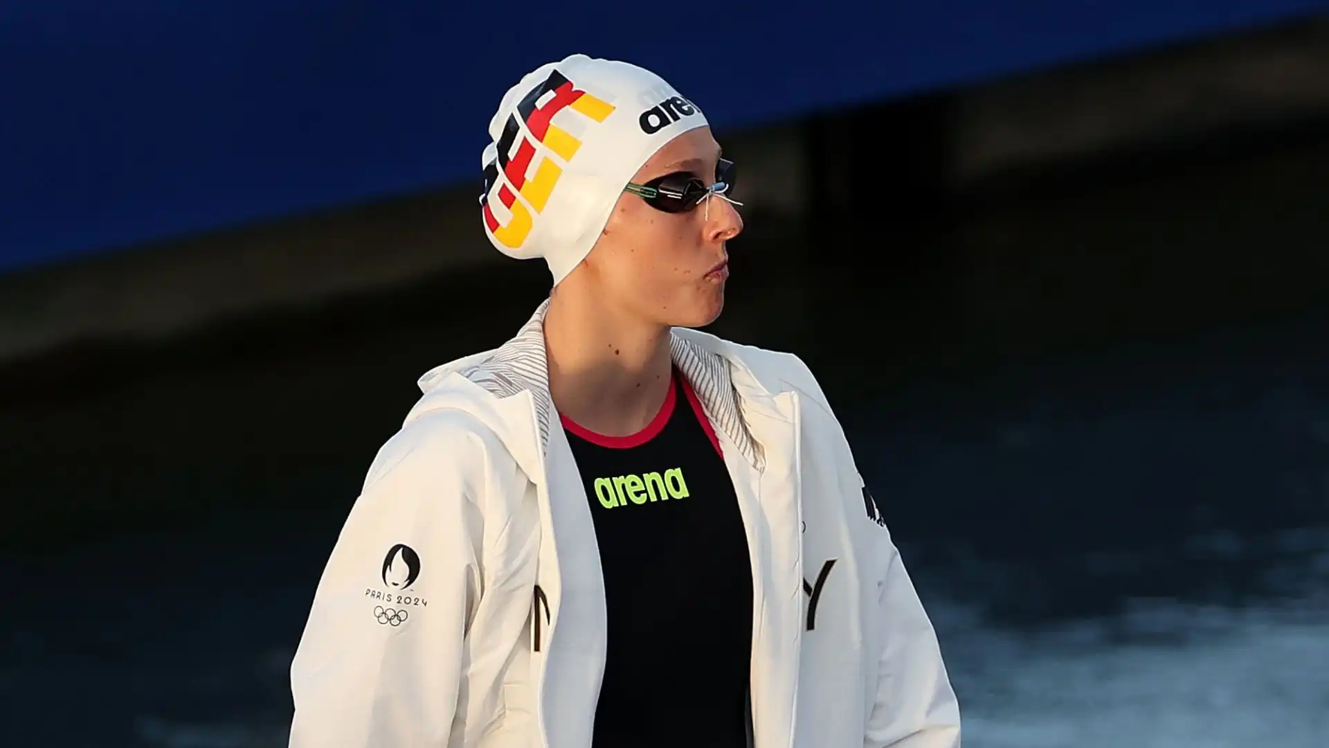 Leonie Beck ha partecipato alla 10 km di nuoto femminile delle Olimpiadi di Parigi, nuotata nella Senna