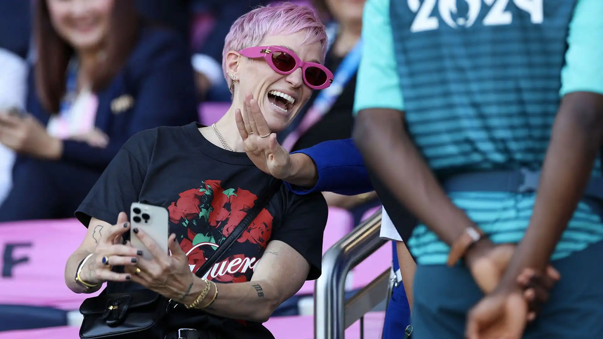 Un personaggio iconico come lei non poteva mancare alla finale olimpica di calcio femminile