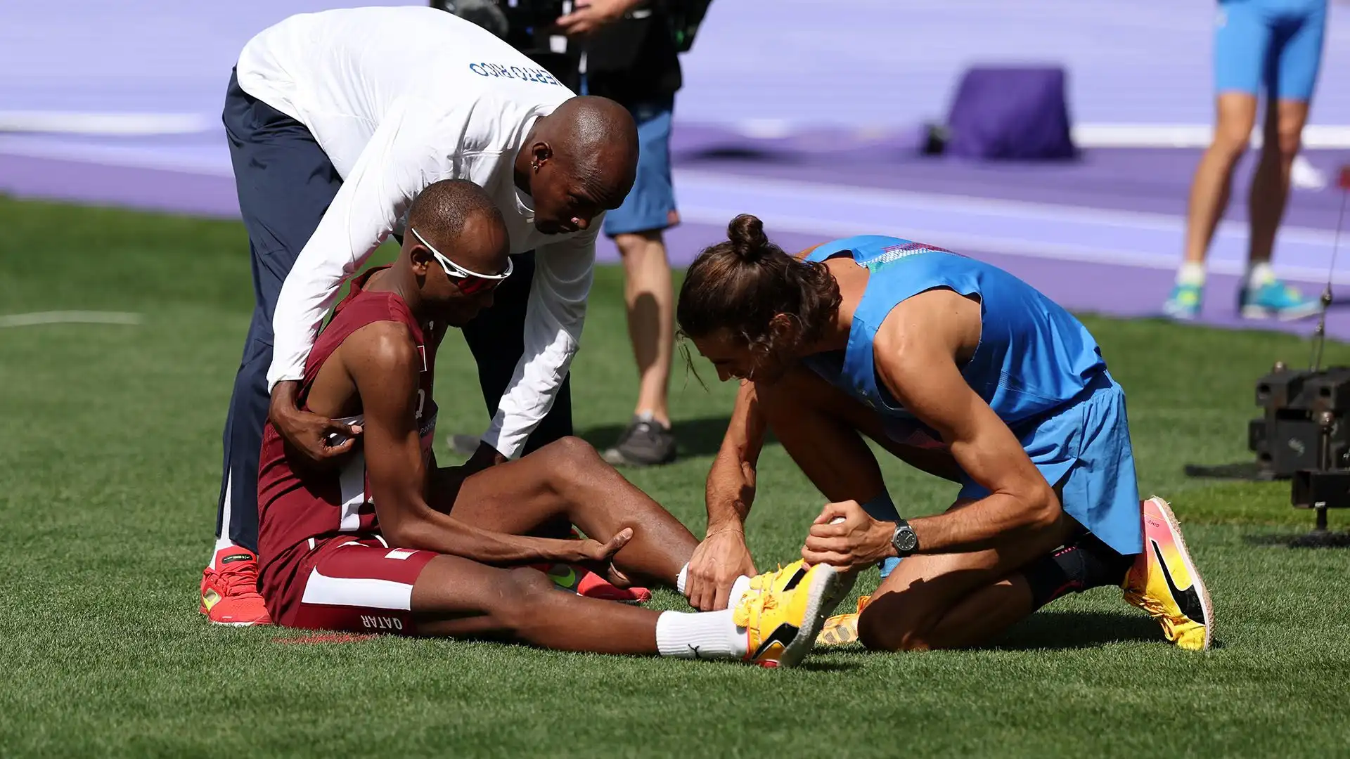 Anche un medico ha soccorso il campione del Qatar