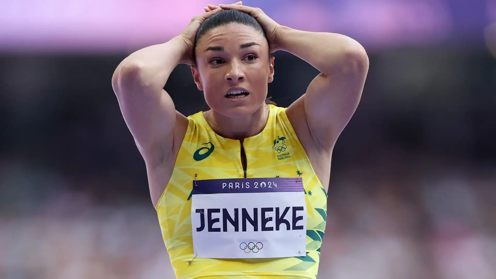 Sfortunatissima la campionessa australiana Michelle Jenneke