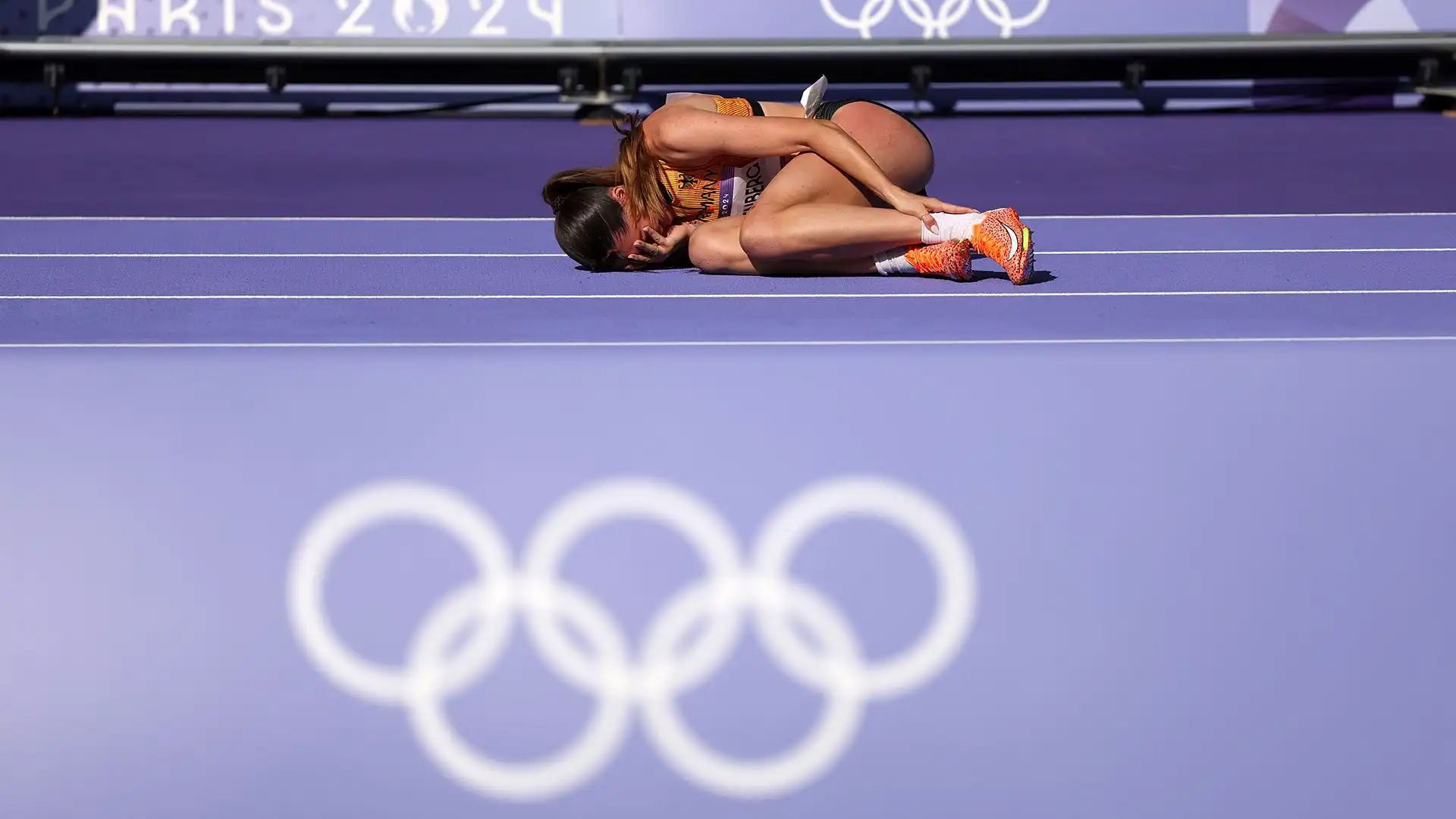 Sophie Weissenberg si è fatta male durante il riscaldamento della gara