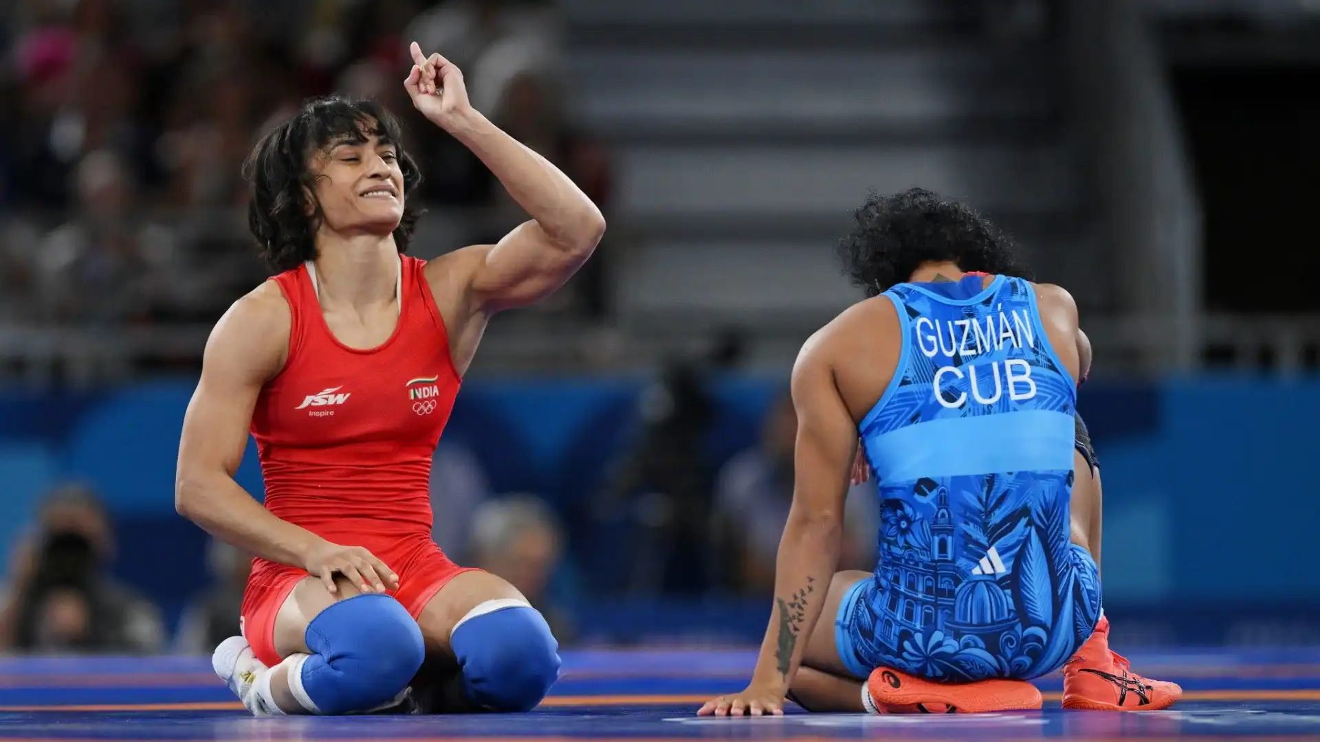 L'atleta è stata squalificata prima della finale di lotta libera femminile